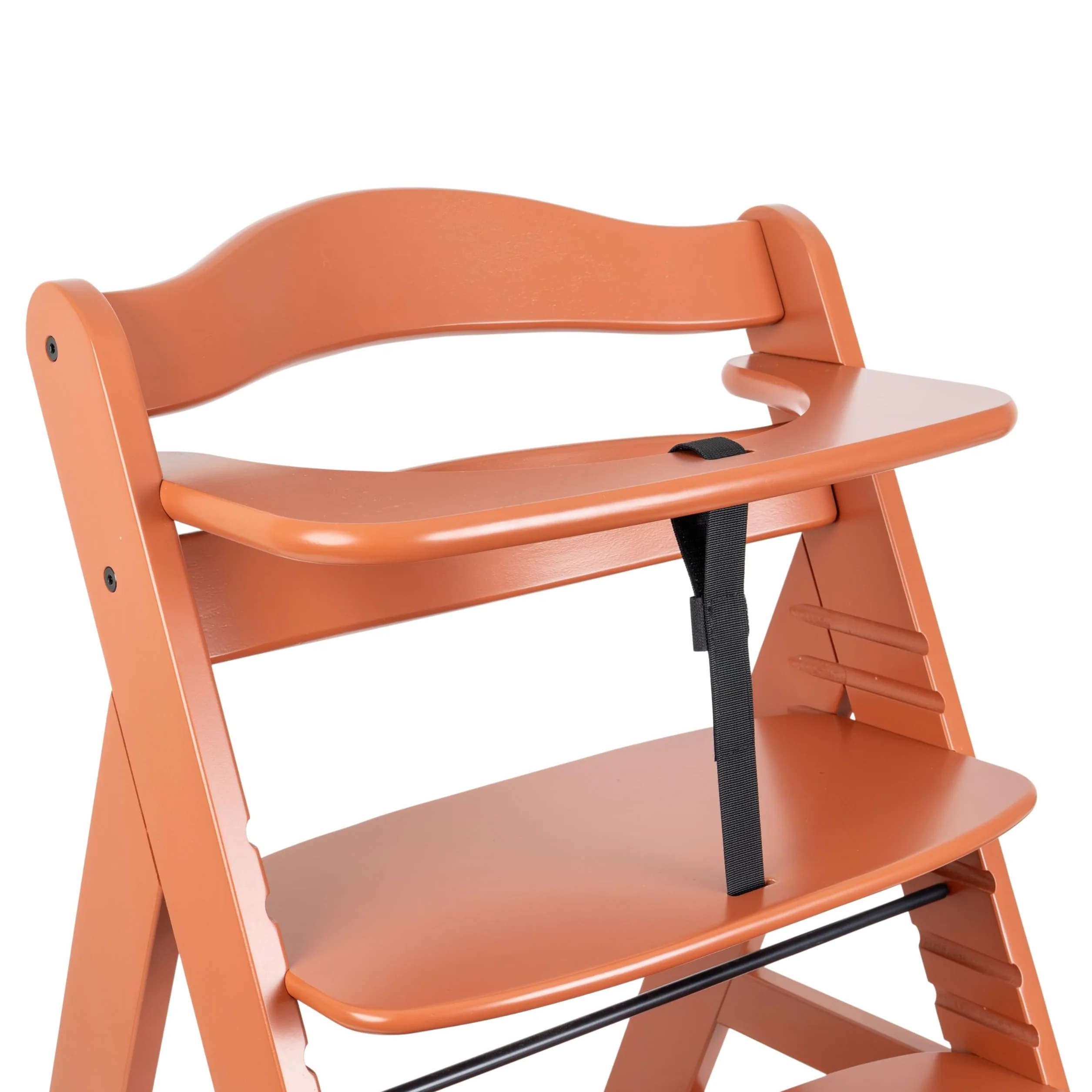 Sistema di imbracatura a 5 punti per seggiolone, 1 set, compatibile con Hauck Alpha Beta, Stokke Tripp Trapp, Roba e molti altri, in nero, con cinghia inguinale