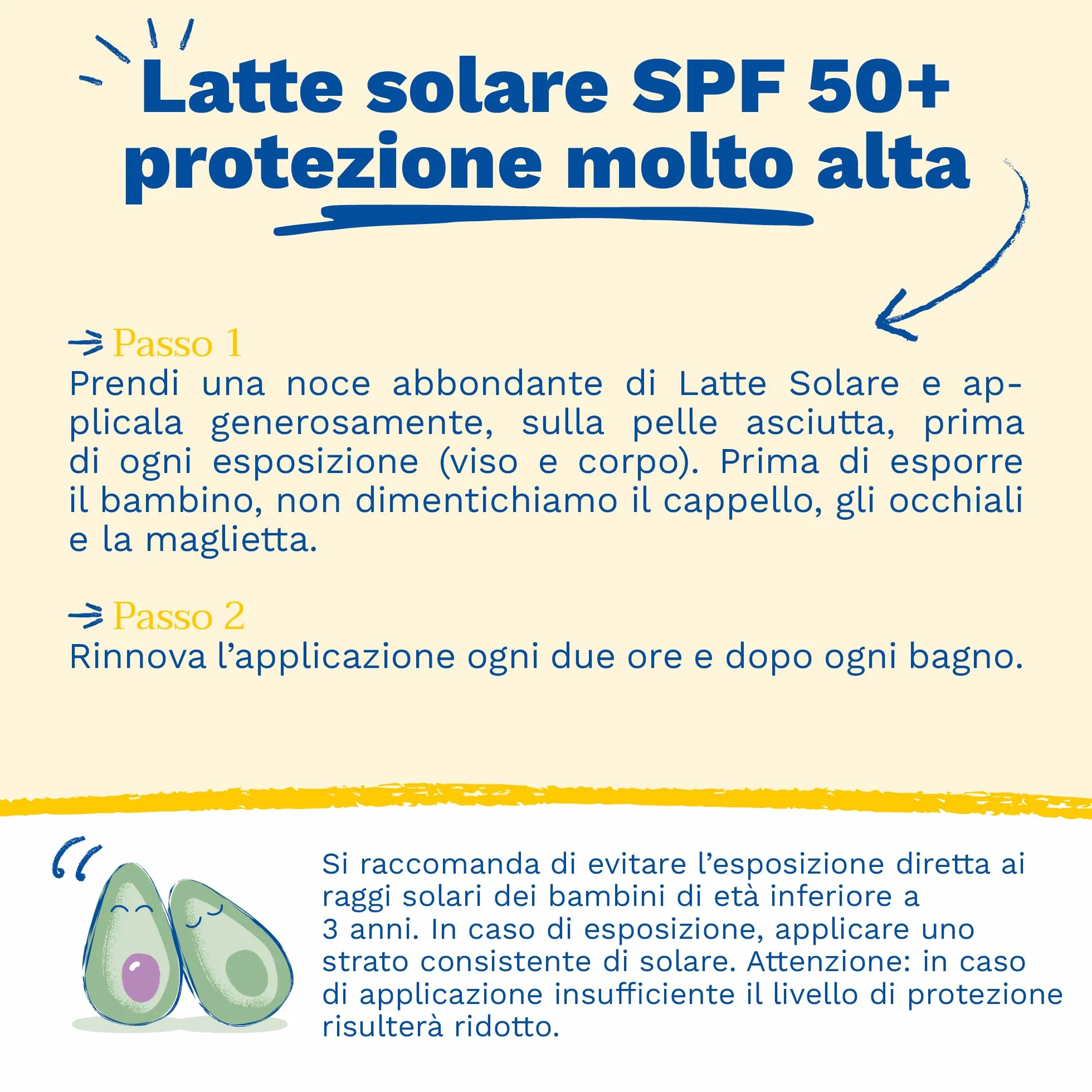Mustela Latte Solare Spf 50, Viso, Corpo, Con Perseose di Avocado, Neonati, Bambini, Tutta la Famiglia, Adatto in Gravidanza - Protezione Molto Alta dai Raggi UVB e UVA (100ml)