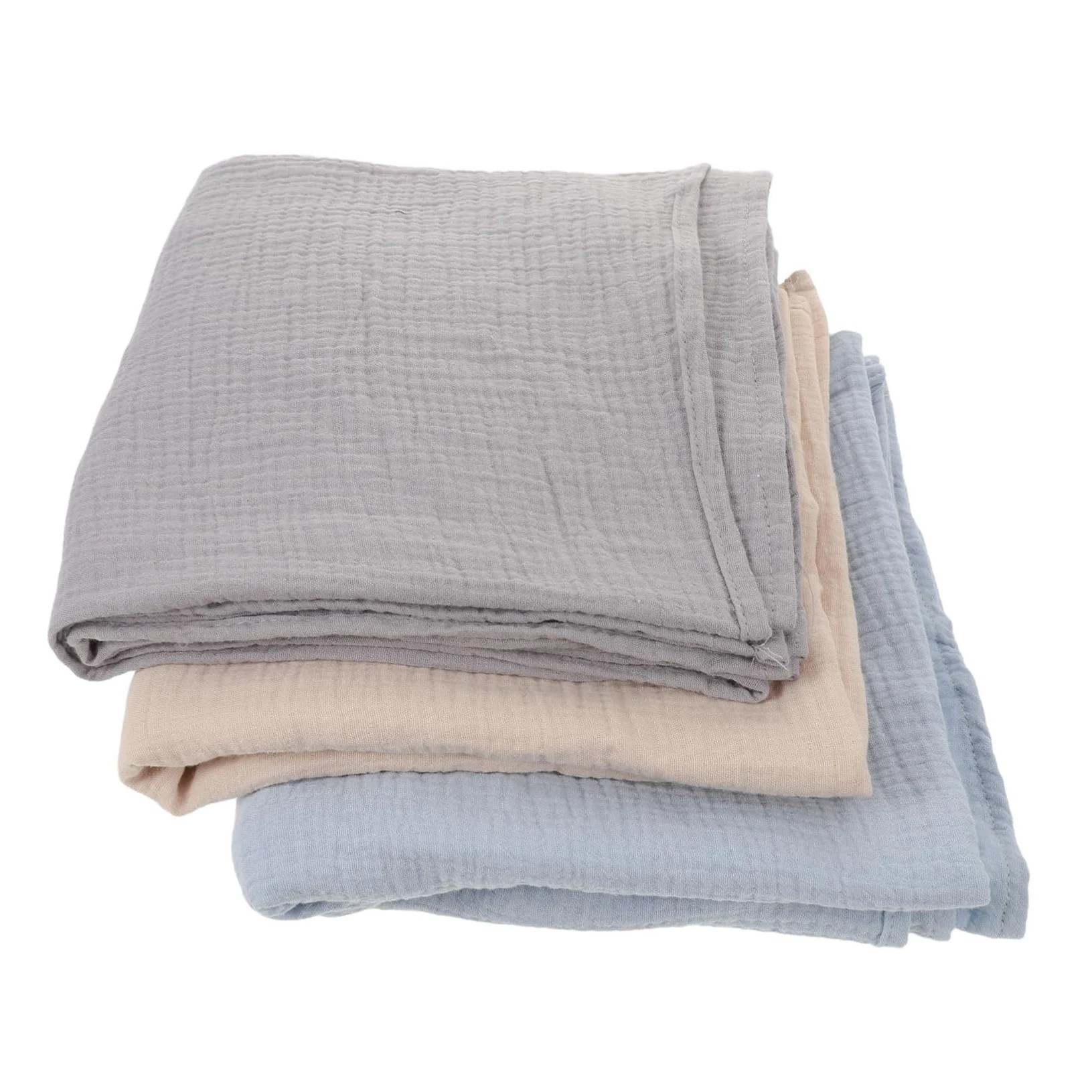 ORFOFE 3 Pezzi Coperta Mussola Ragazzo Ragazza Morbida Traspirante Unisex Fascia Avvolgente Per Sonno Facilità Avvolgimento