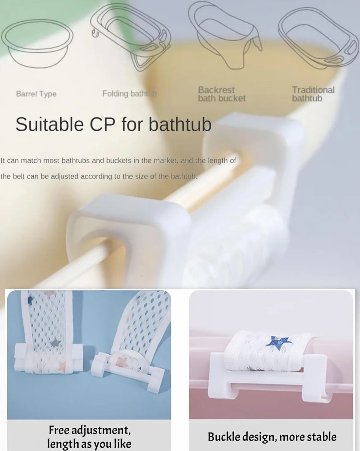 Seggiolini per bagnetto,1pcs Cuscino Bagnetto Neonato Universale, Tappetino da Bagno per Neonati, Rete Bagnetto Sedile Bagnetti, Bagnetto Supporto Sedile Regolabile,per Bambino 0-3 anni