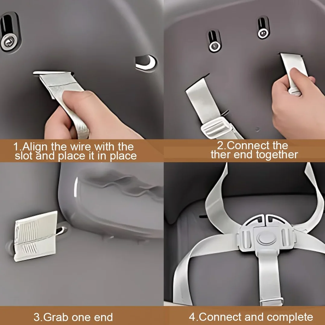 Cintura Di Sicurezza Cinture Universali Per Seggiolone Imbracatura Per Seggiolone Cinghie Per Seggiolone A 5 Punti Regolabile Cintura Di Sicurezza Per Bambini Per Seggiolone Passeggino