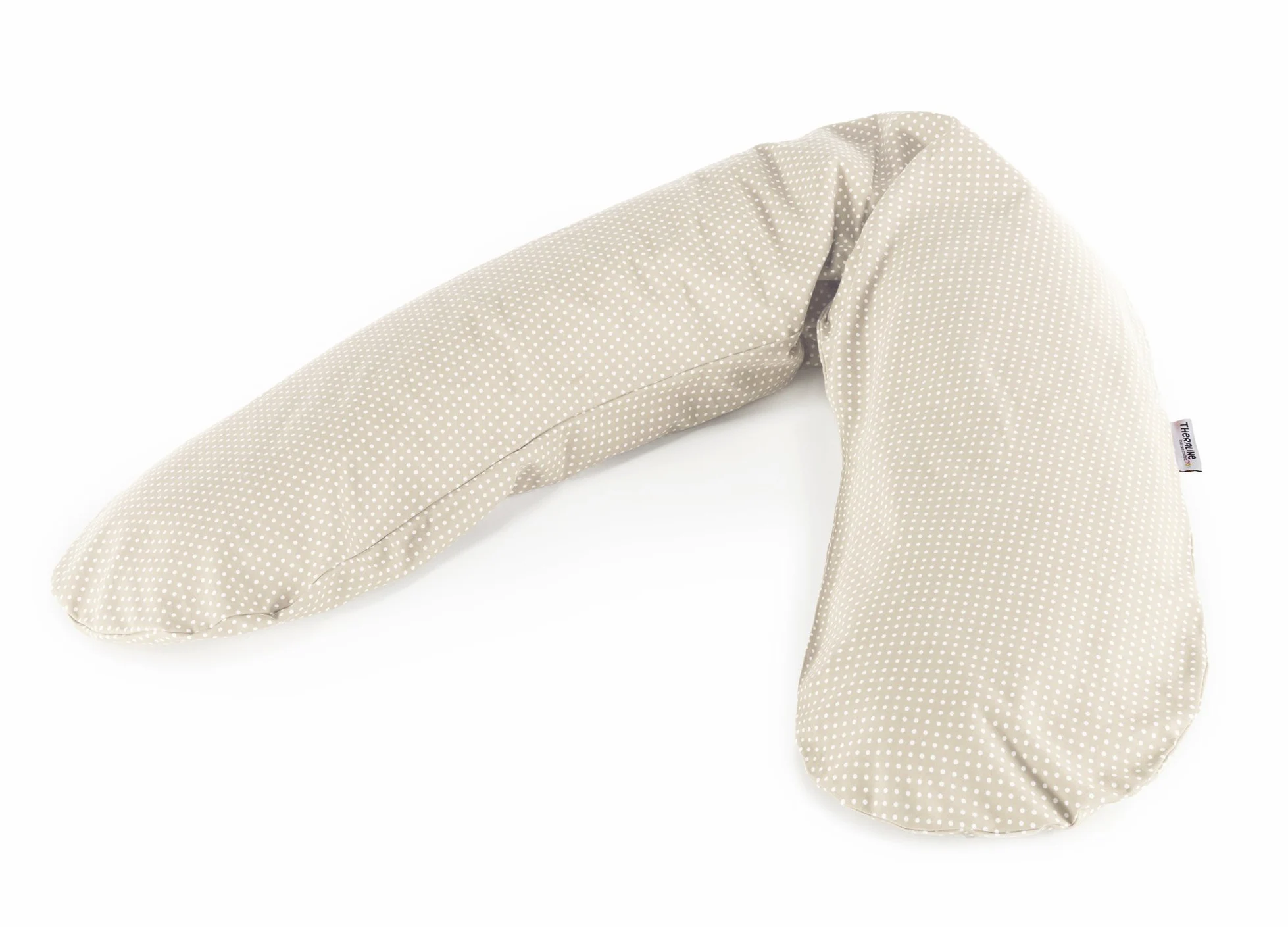 Theraline Cuscino per allattamento Gravidanza L'originale con imbottitura di farro, colore: beige 75 punti