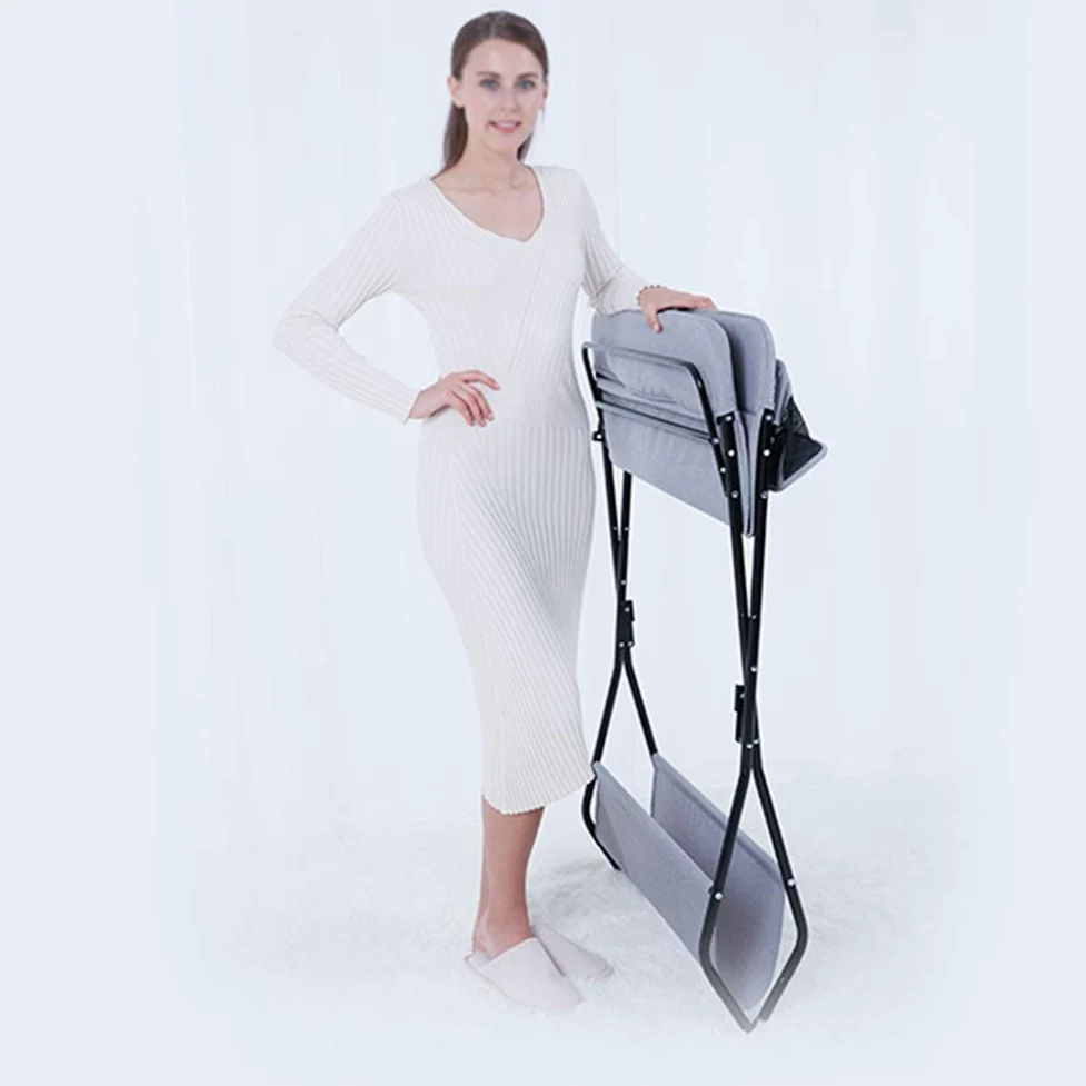 MObyat Baby Fasciatoio,Stazione da Viaggio Grigia, cassettiera Pieghevole per Pannolini, Organizer per la cameretta, Stile Gamba Incrociata