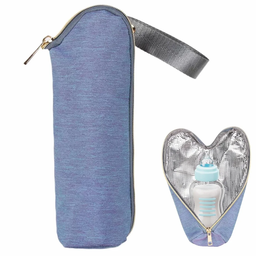 XPEX Borsa Termica Isotermica per Biberon e Neonato - Borsa Termica con Strato Isolante per Allattamento（Viola）