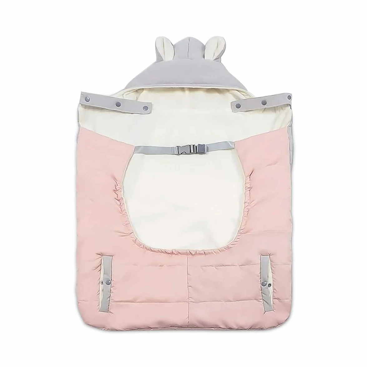 SONARIN All Seasons spessore Copertura per Marsupio,Copertina,mantello per l'inverno caldo, adattabile a qualsiasi marsupio,antivento,Impermeabile(Rosa)