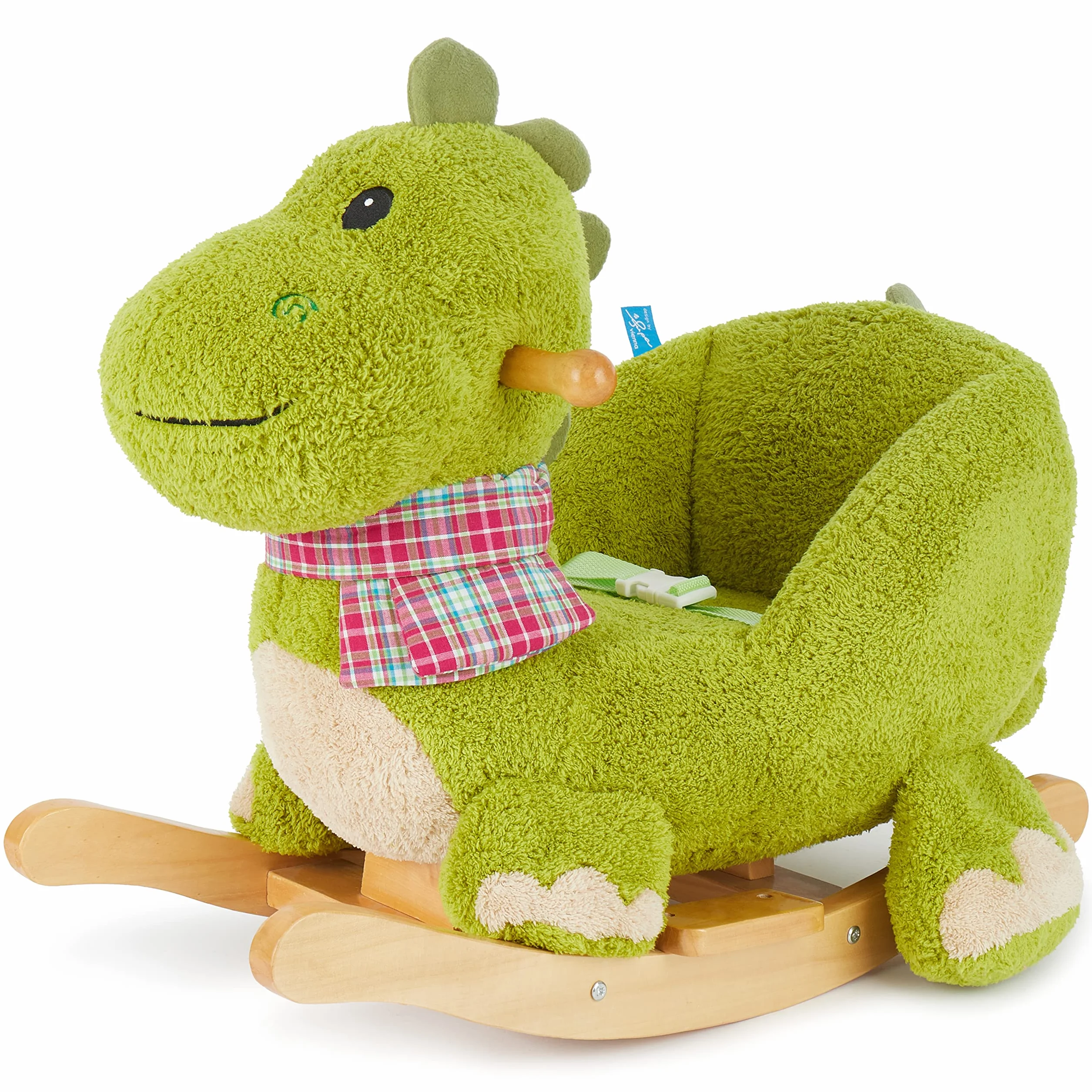 Bieco 74002110 dondolo animale Dino, circa 65 x 32 x 48 cm, verde
