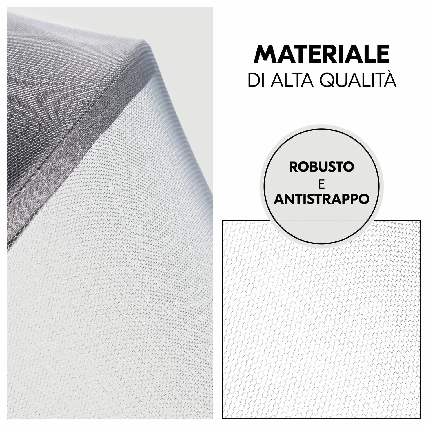 hauck Zanzariera Universale per Bambini, Grigio - 92 x 29 cm - Rete Antizanzare per Carrozzina, Passeggino e Culla - Tessuto Antistrappo - Facile da Fissare - Lavabile e Pieghevole