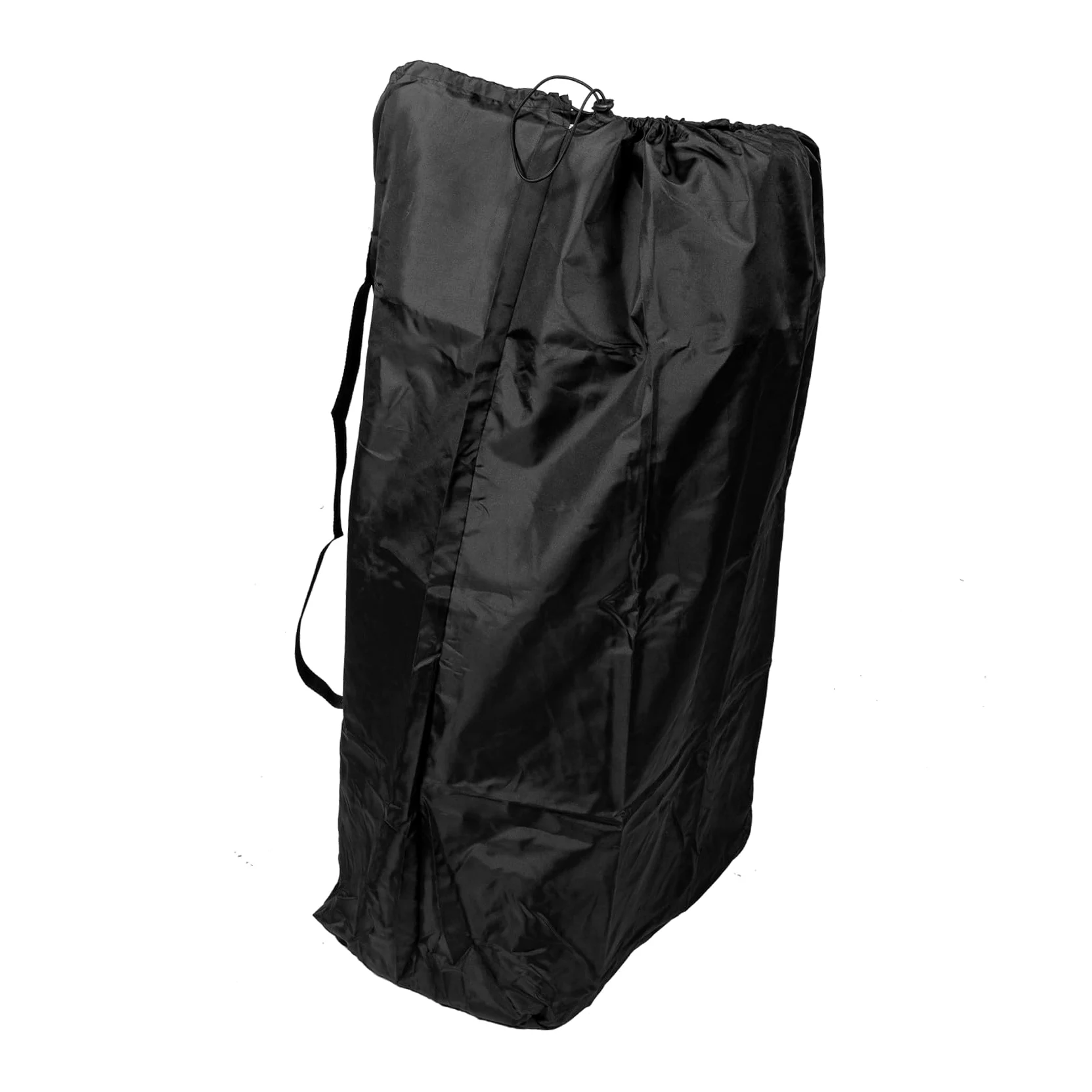 Toddmomy Borsa da Viaggio per Carrozzina, Copertura per Viaggio in Aereo, in Nailon Nero, 2 Spallacci e Chiusura a Coulisse, Adatta a Vari Modelli