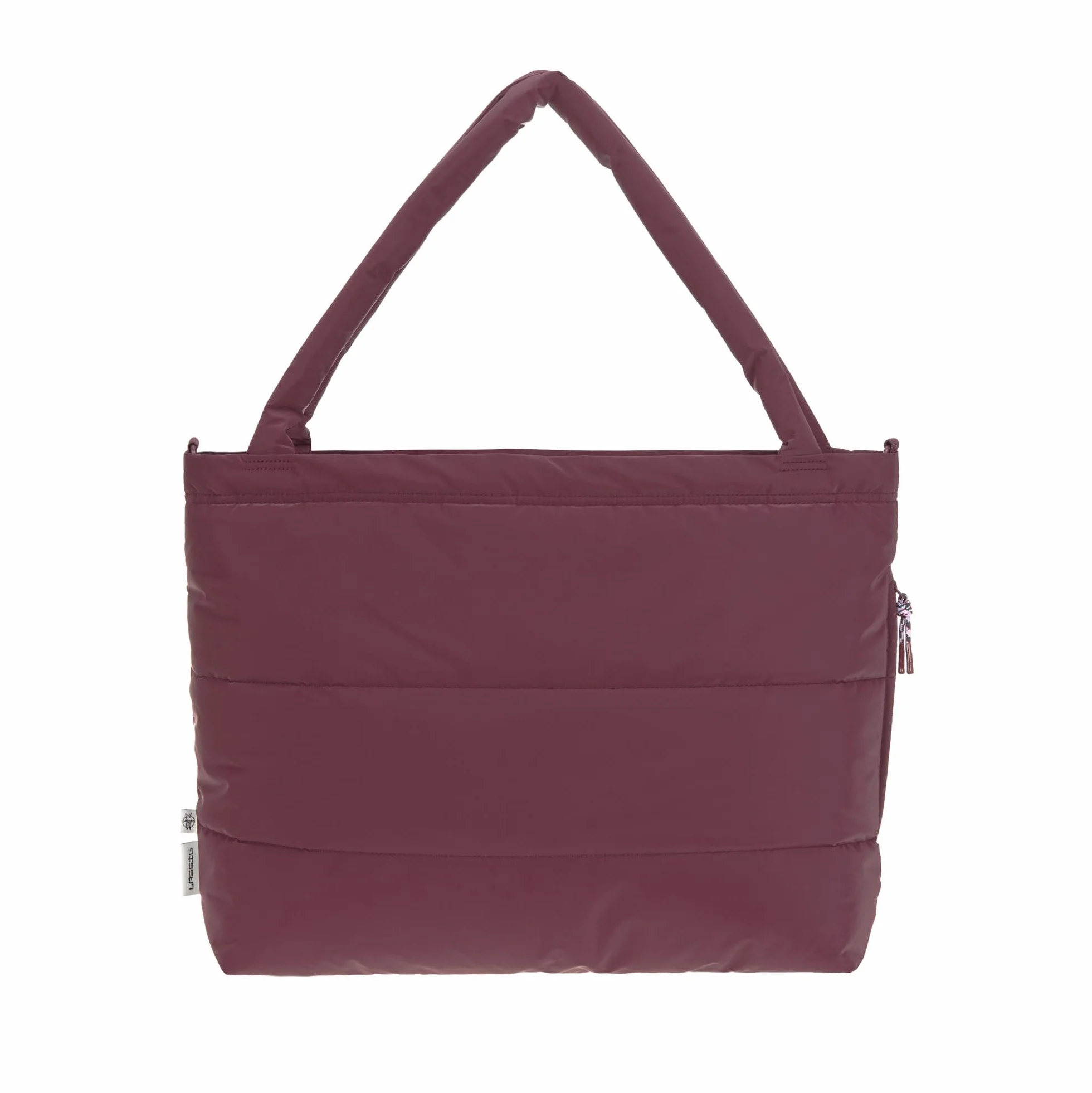 LÄSSIG Borsa fasciatoio shopper con attacco per carrozzina/Casual MIX Shopper deep red