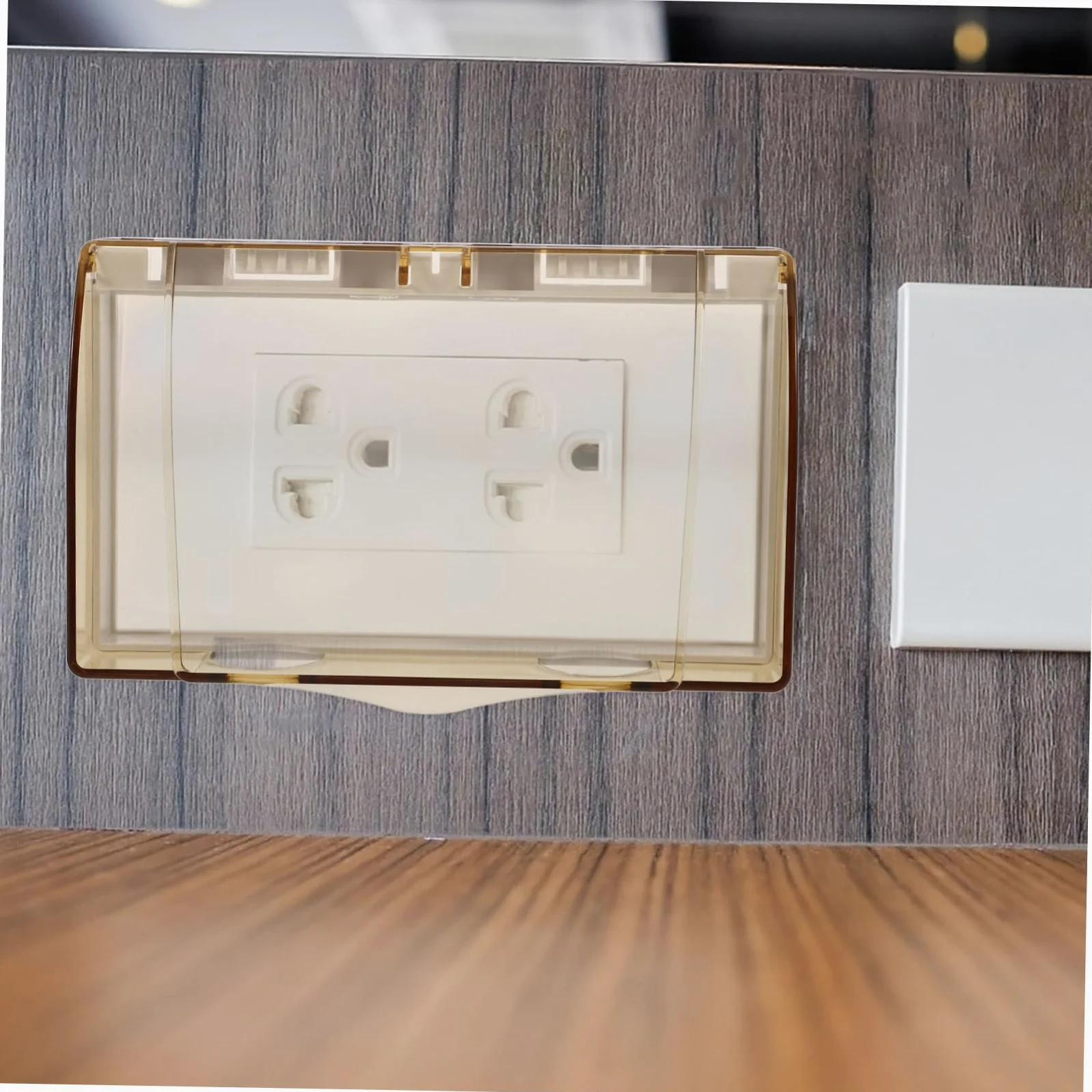 NUOBESTY 5 Pezzi Copriprese Elettriche per Muro Copertura per Prese e Umidi Facile Installazione e Design Compatto Adatta per Case Uffici e Hotel