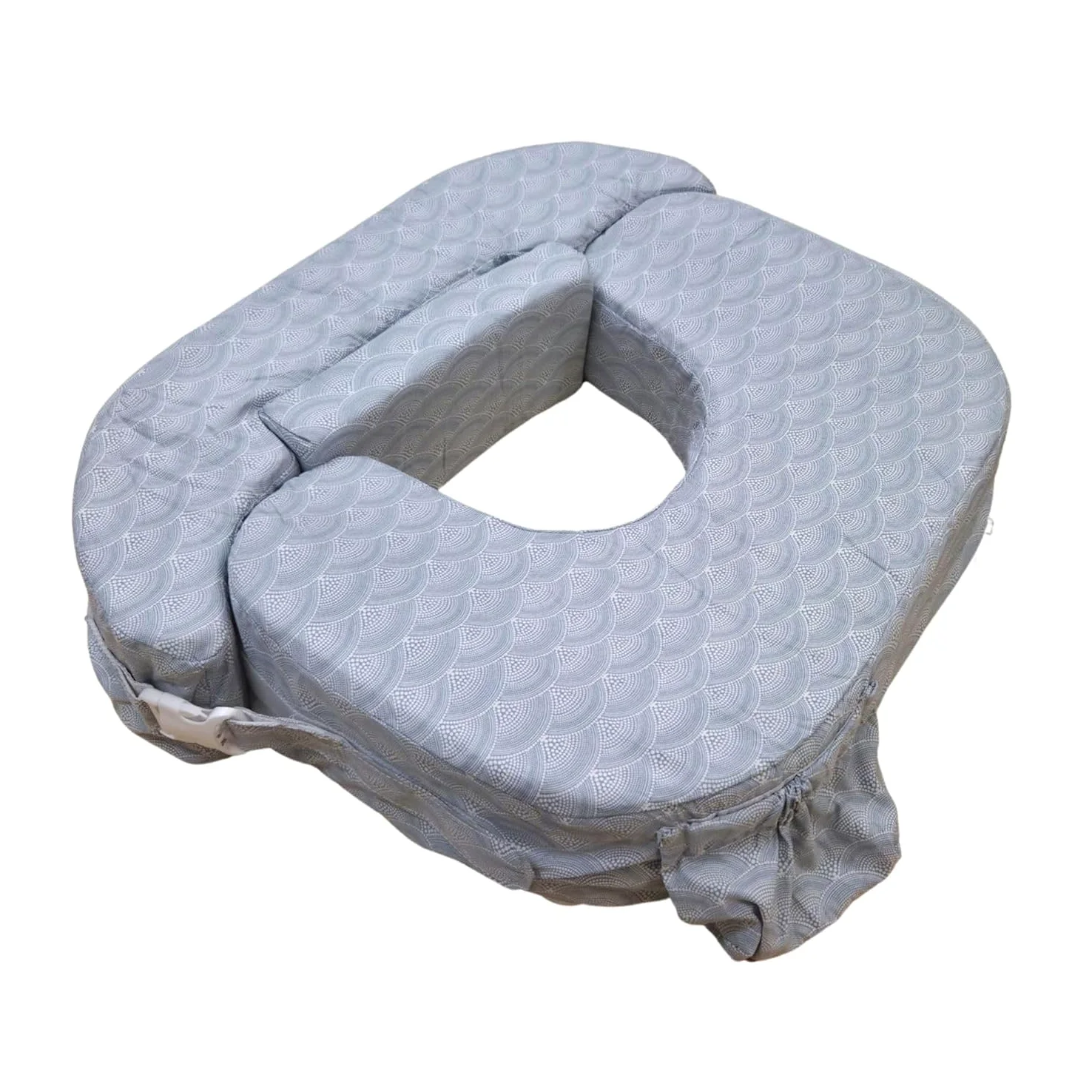 My Brest Friend Horizon - Cuscino per allattamento doppio, comfort migliorato con fodera, cuscino ergonomico per l'allattamento al seno per il massimo sostegno, cuscino per allattamento regolabile con
