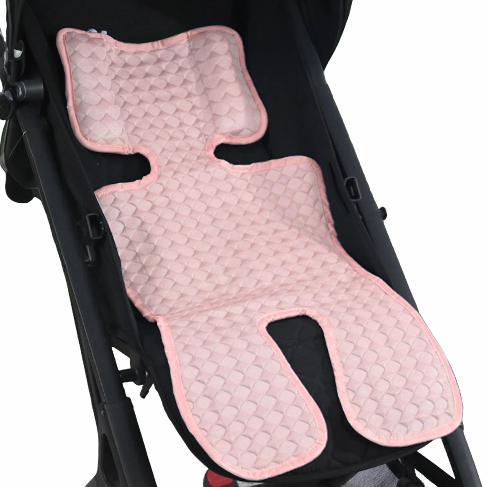 Tappetino di raffreddamento per passeggino, traspirante, per seggiolino auto, morbido e confortevole per passeggino, seggiolino di sicurezza per bambini, seggiolone, cuscino freddo per l'estate e i