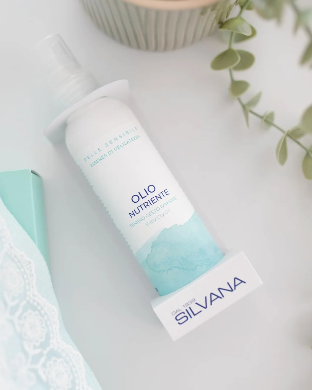 Olio Nutriente Secco Spray per pelle delicata dei bambini, 150 ml, con olio di avocado, macadamia e jojoba