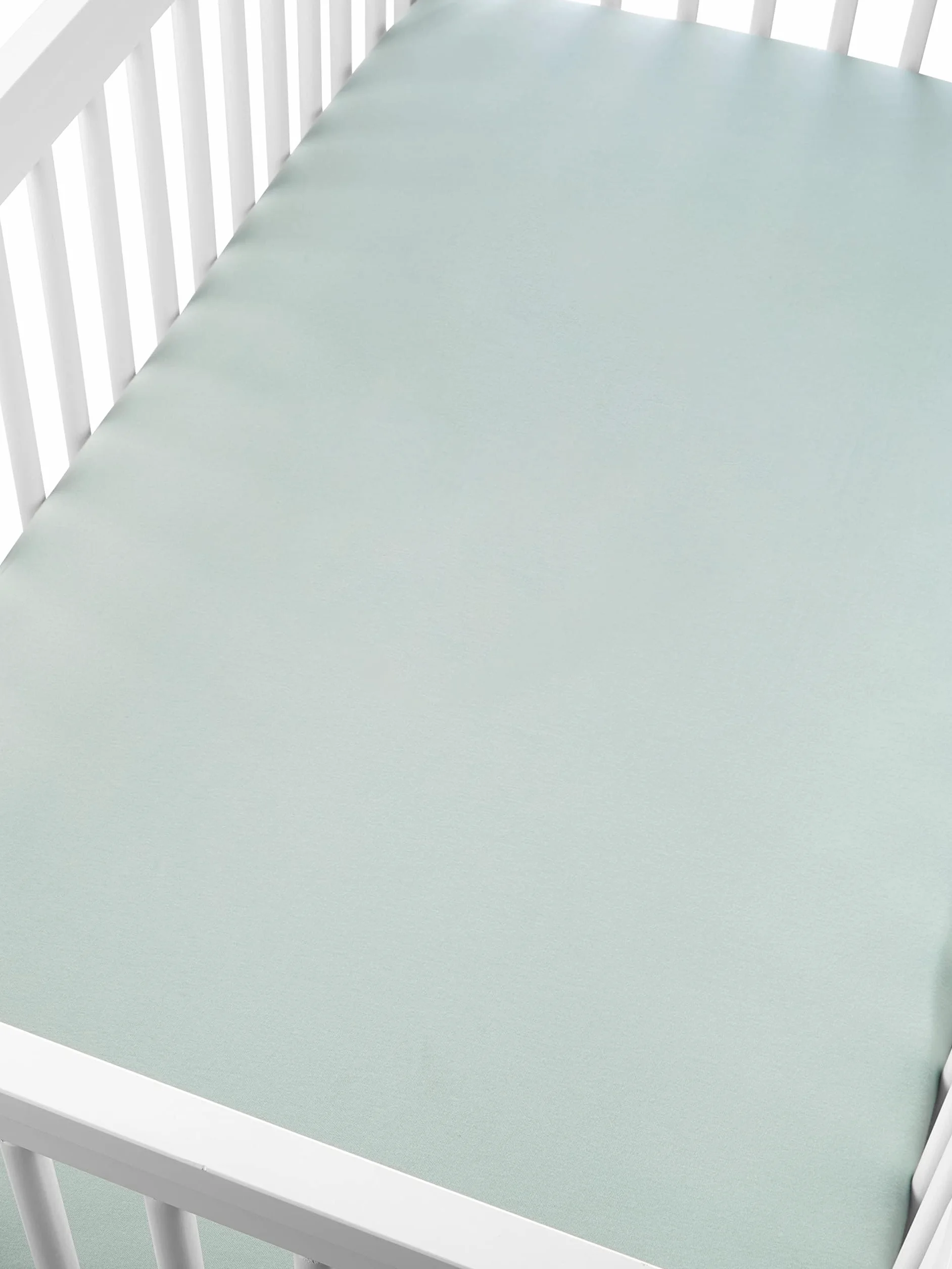 Simple Joys by Carter's Baby 2-Pack Cotton Crib Sheets Costumi per Neonati, Verde Salvia Puntinato, Taglia Unica (Pacco da 2) Unisex-Bambino