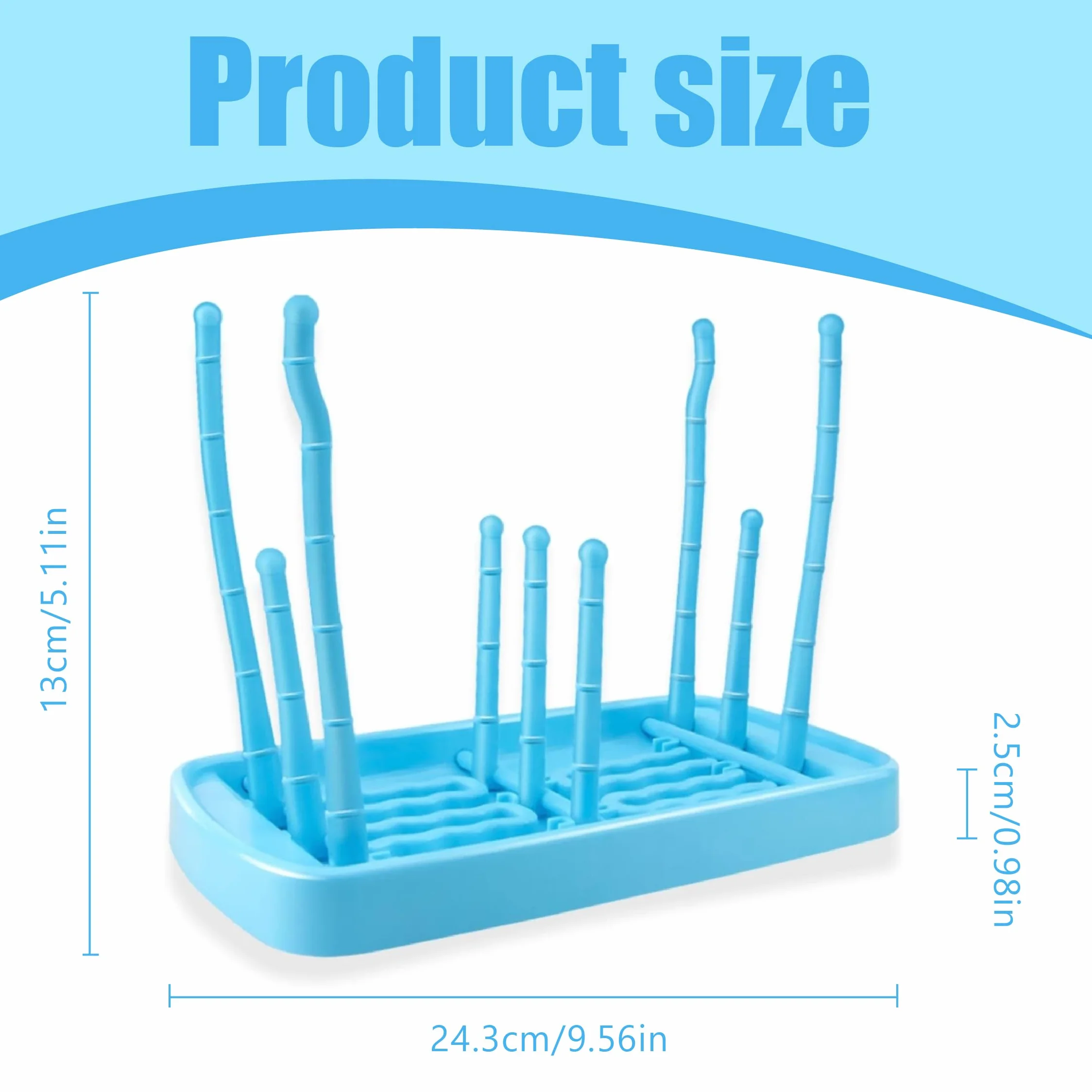 1 PCS scola borracce scolabottiglie scola biberon scolabottiglie per borracce porta biberon per tappi di bottiglie capezzoli accessori per bicchieri