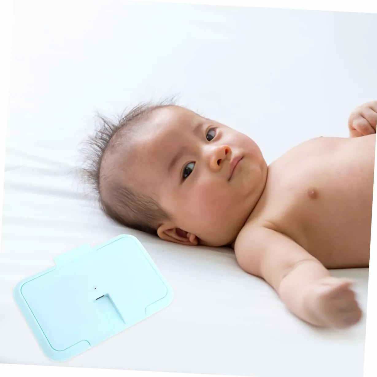 Scaldasalviette Umidificate Portatile, Termostato Costante | Uso Domestico e Cambio Pannolino, Abs Blu, Formato Compatto 2 Pezzi, Pratico da Viaggio