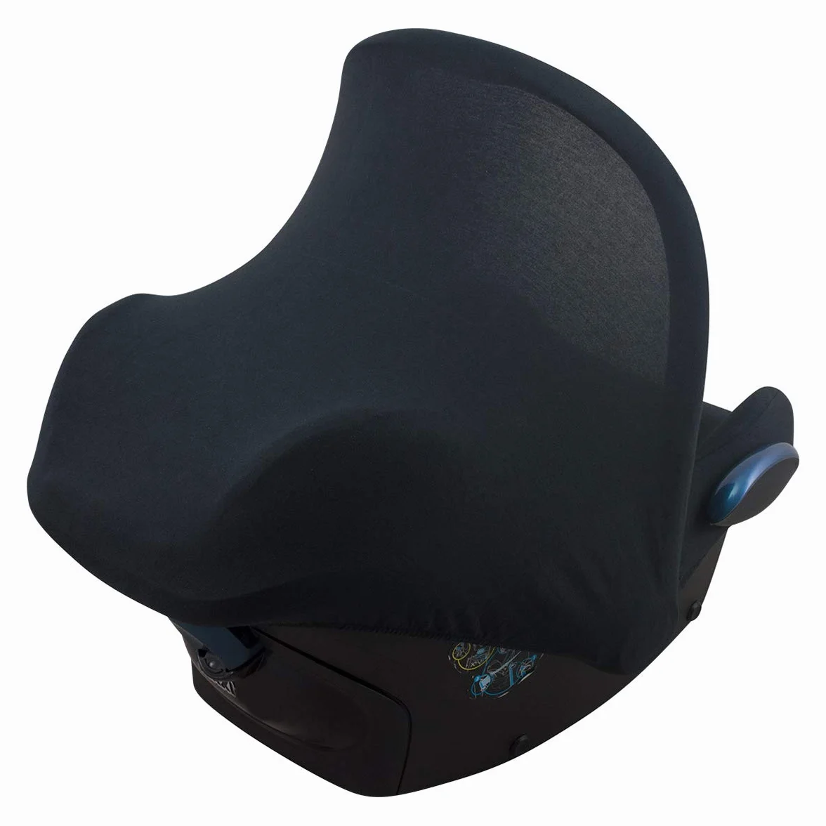 JYOKO Kids Capuccio Universale per Ovetto Compatibile con Maxi Cosi Gruppo 0, Capottina per Seggiolino Auto e Passeggino, Adatto per la maggior parte delle Marche (BLACK SERIES)