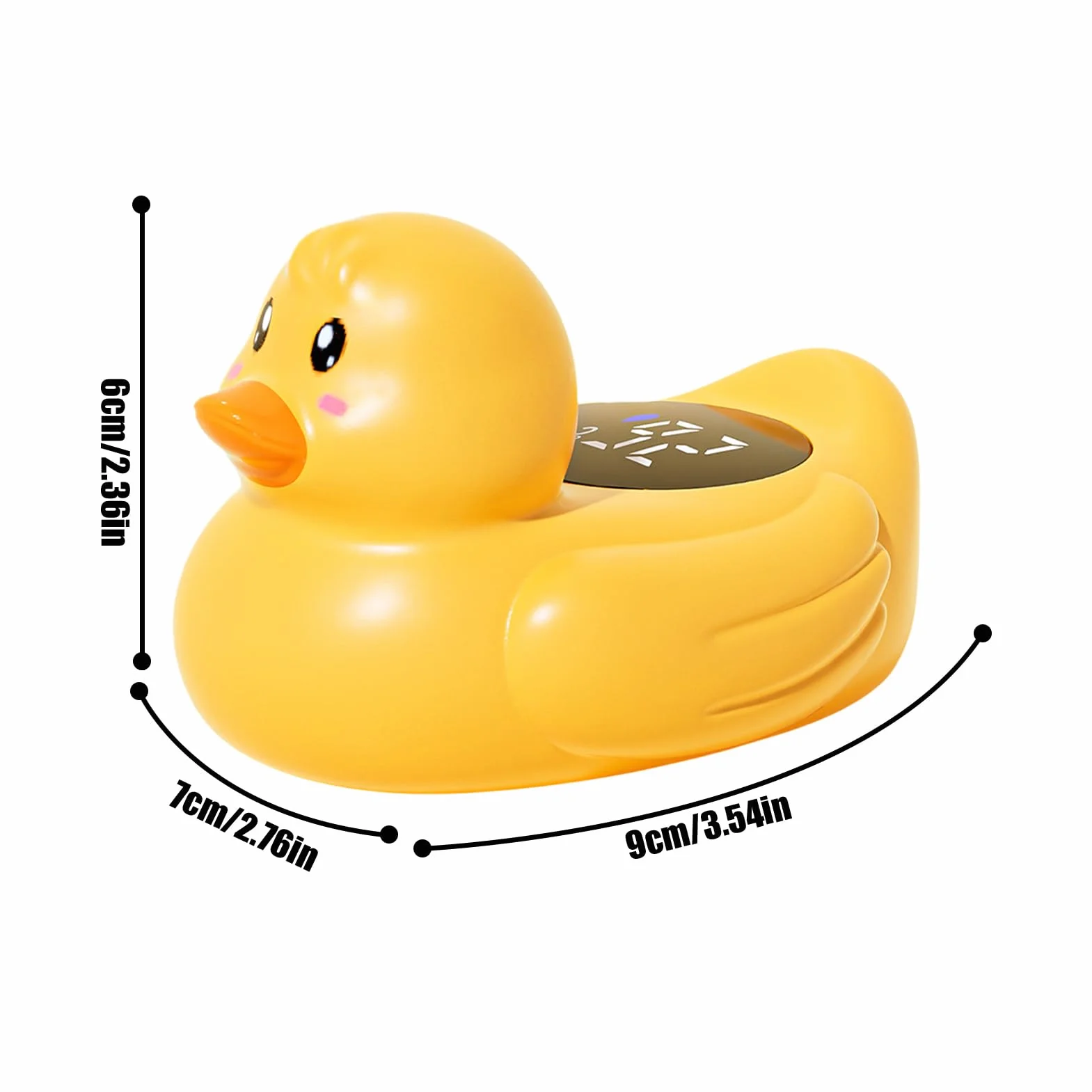 Duck Bath Tempermo Gauge: Termometro Da Bagno D' Galleggiante Impermeabile | Gas Di Temperatura 'acqua LCD Digitale | Giocattolo Da Vasca Del Cartone Animato Per I Bambini