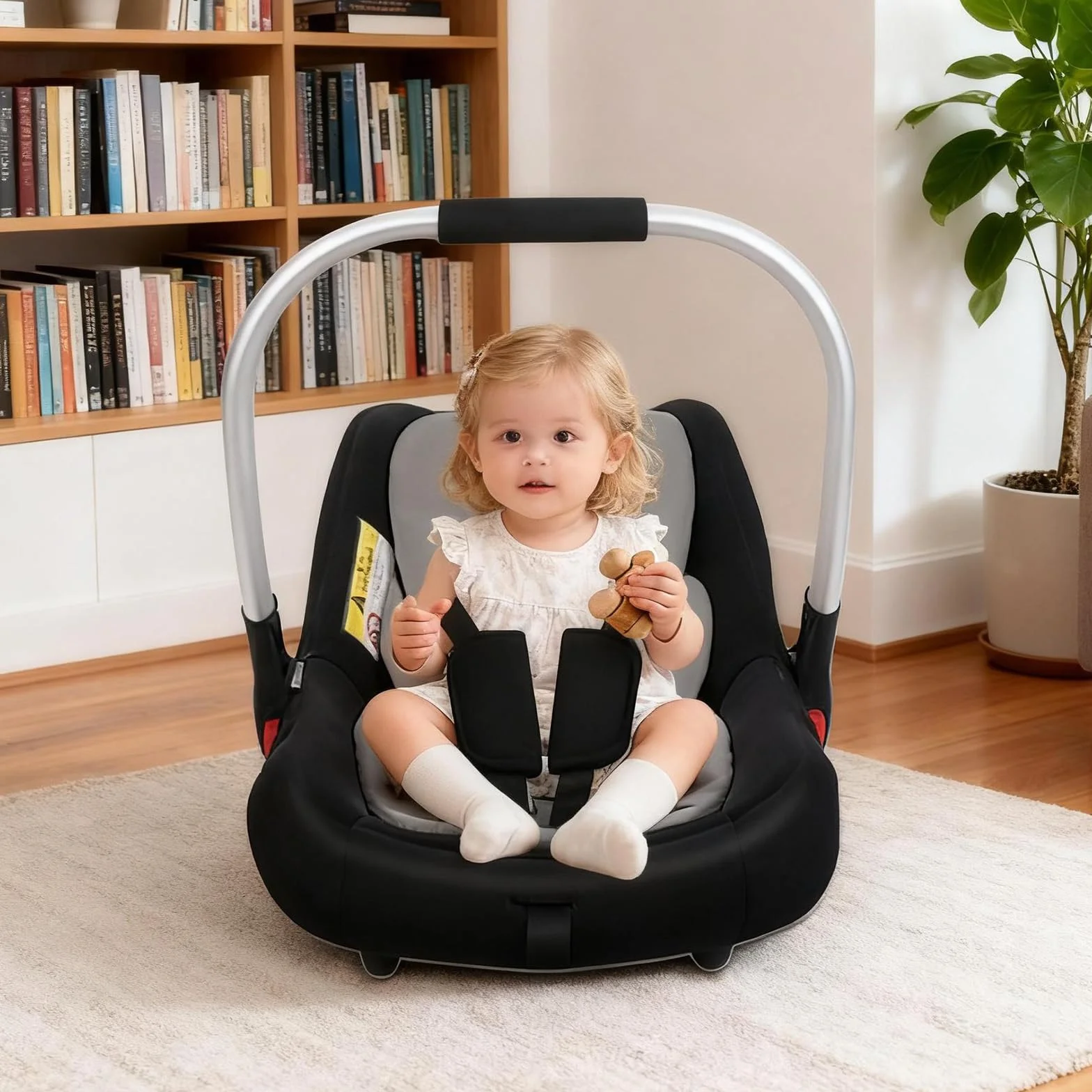 Riduttore universale per ovetto, nserto Neonato Rete 3D Peluche, Riduttore Ovetto, Anti-Sudorazione Poggiatesta Corpo, Ovetti Passeggini Seggioloni Viaggio (Grigio)