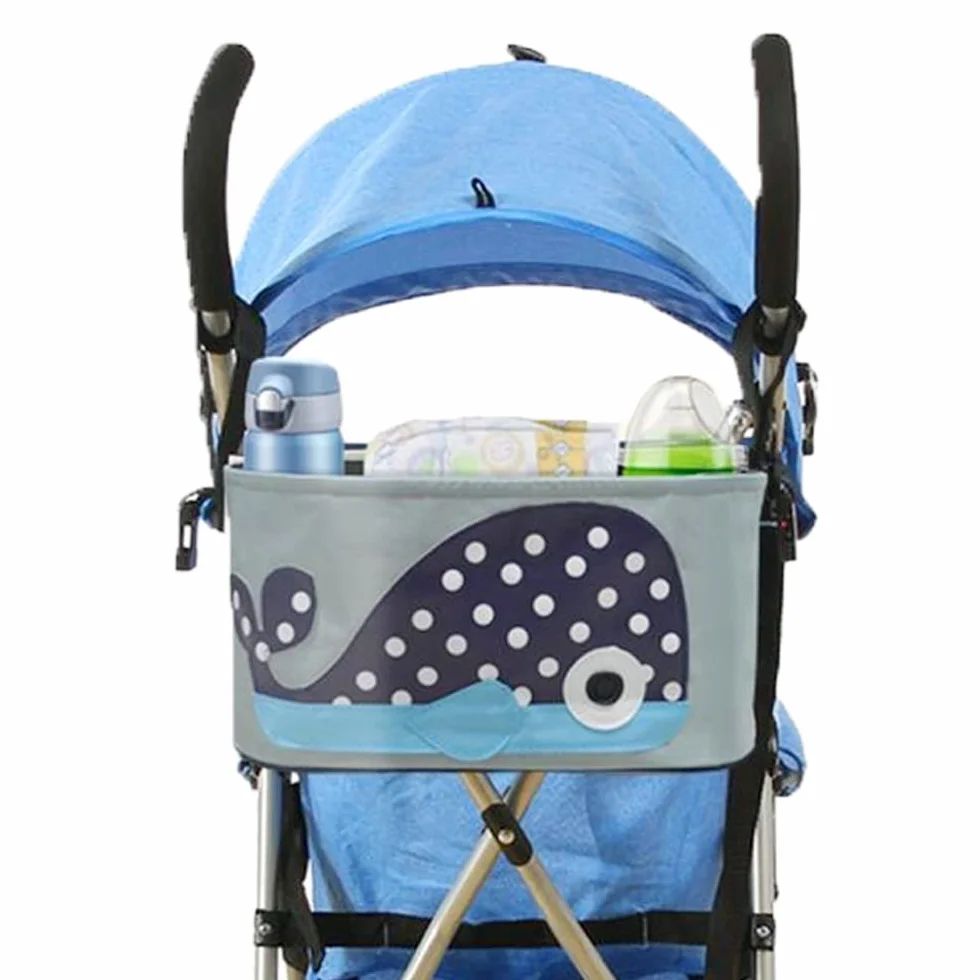 Borsa per Passeggino, Organizer Universale per Passeggino, Borsa Portaoggetti Passeggino Universale, Può Essere Utilizzato per Riporre Pannolini e Giocattoli, Adatto a Tutti i Passeggini