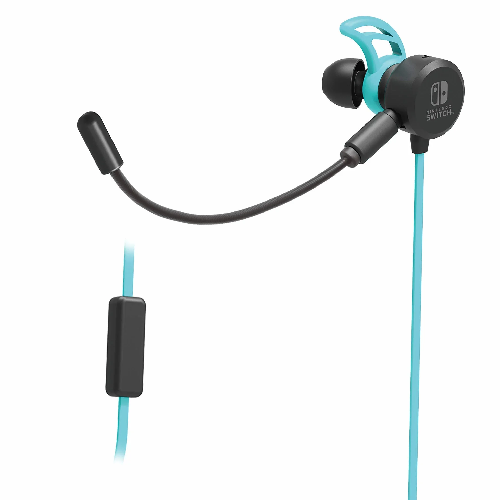 Hori Auricolari da Gioco In-Ear con Microfono E Adattatore per la Chat Vocale - Ufficiale Nintendo - Nintendo Switch
