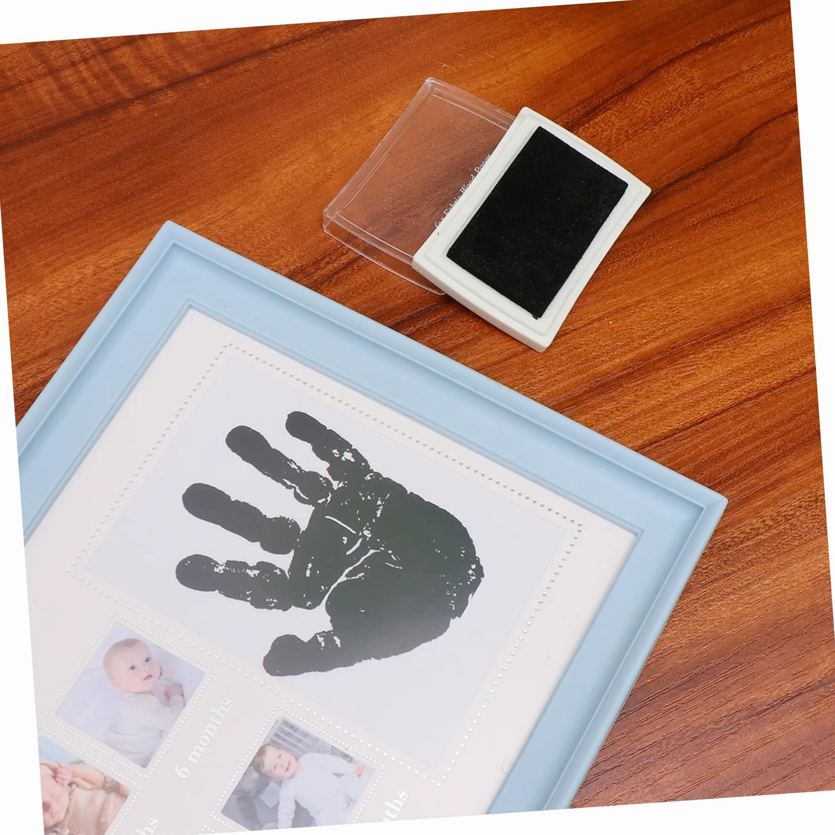 Toyvian Cornice Portafoto Per Neonati Porta Impronte Di E Piedi Cornice Portafoto Per Neonati Registrazione 12 Mesi