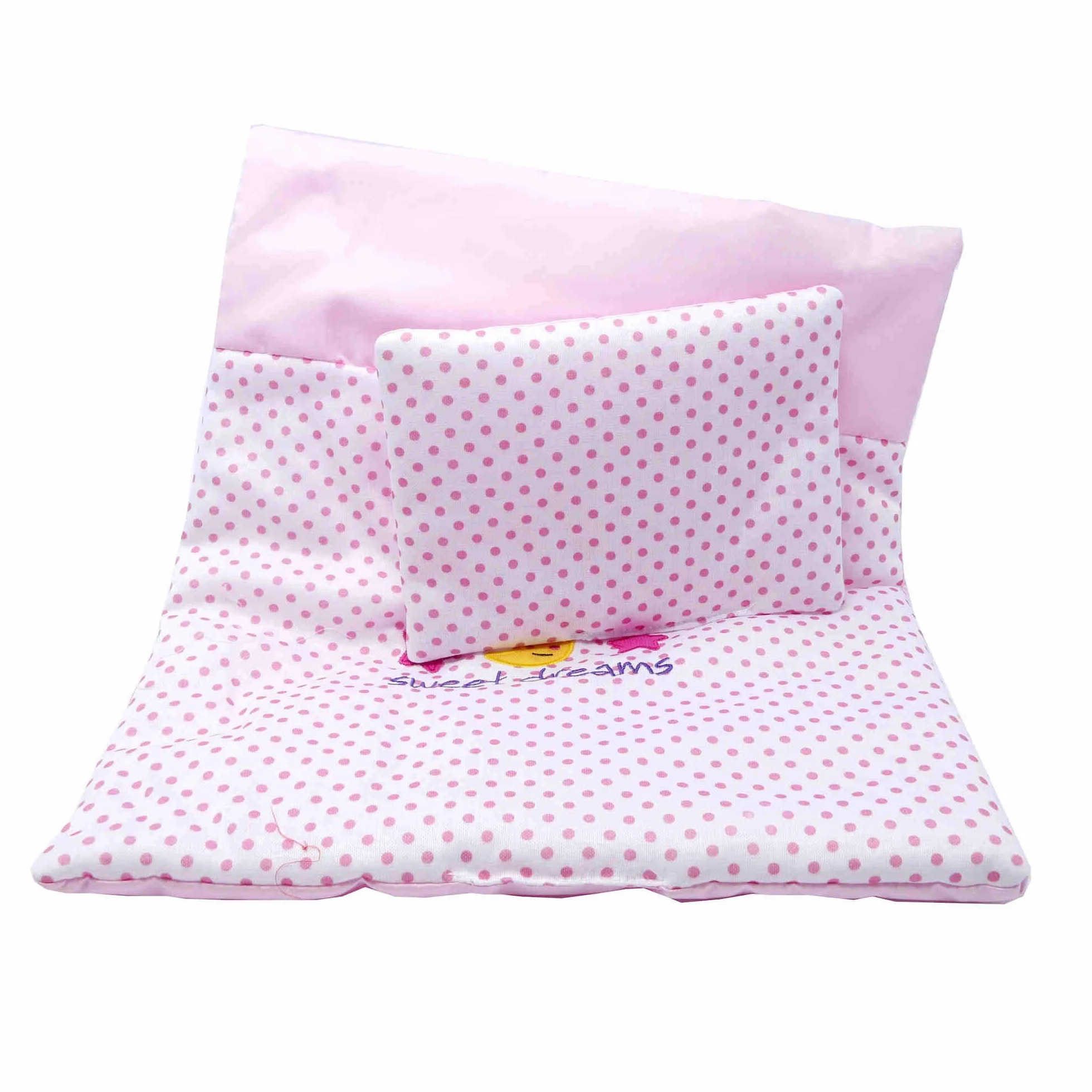 Baby Rose Poppendeken en kussenset