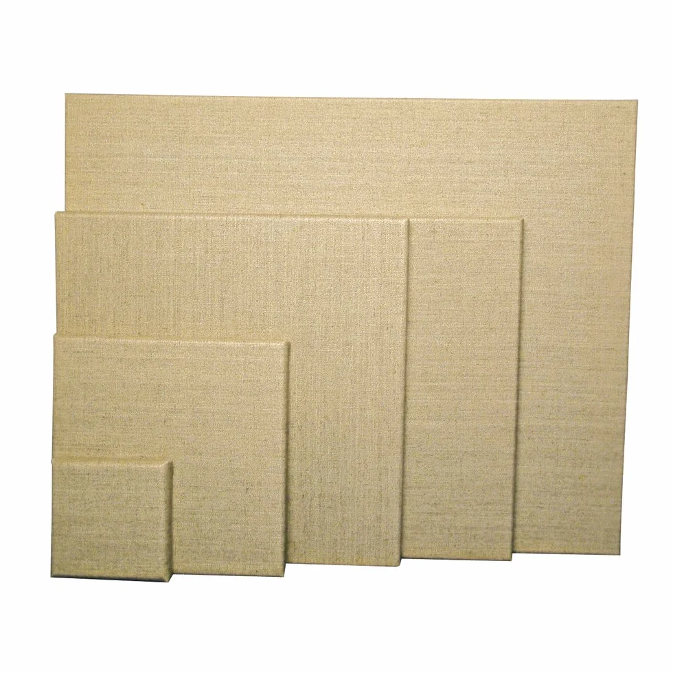 Rayher 6173600 Telaio, 100% lino, 330 g/m², spessore 18 mm, 40 x 50 x 1,7 cm