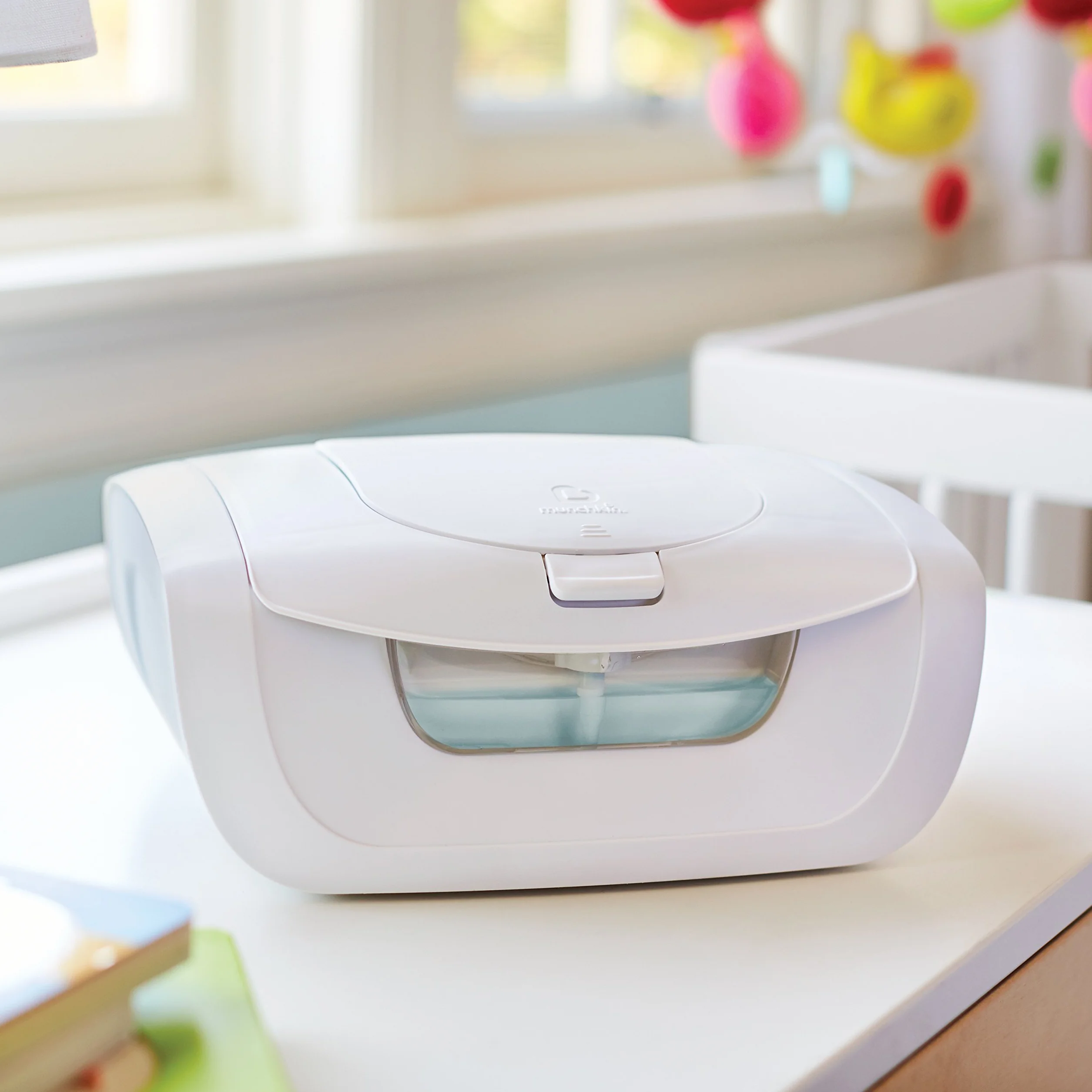 Munchkin Mist Wipe Warmer, bianco
