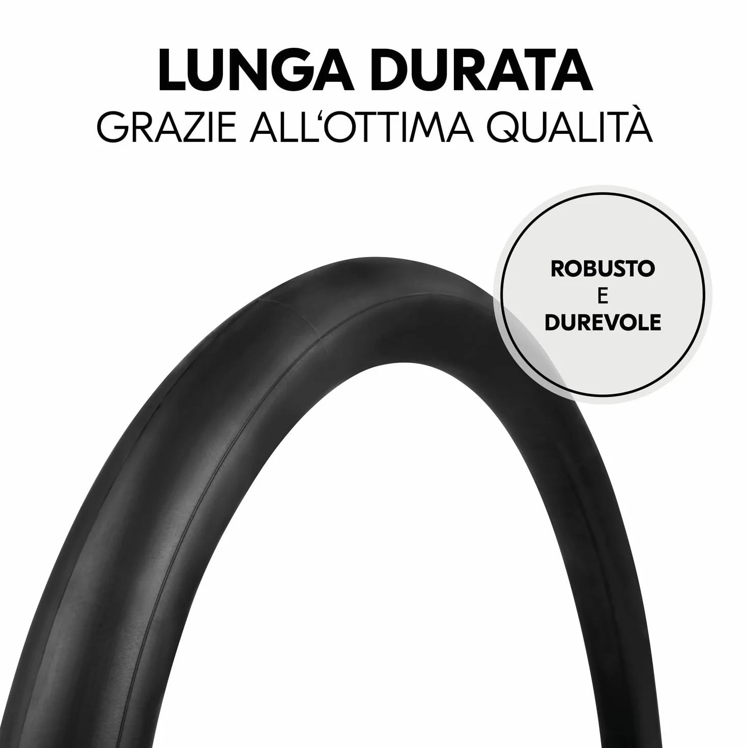 hauck Kit Riparazione Gomme per Passeggini 3 Ruote - 2 Camere D'Aria da 12" e 1 da 10" e Leve Cacciagomme - Kit Riparazione Ruote Per Passeggino come il Rapid 3 Air di hauck - Nero