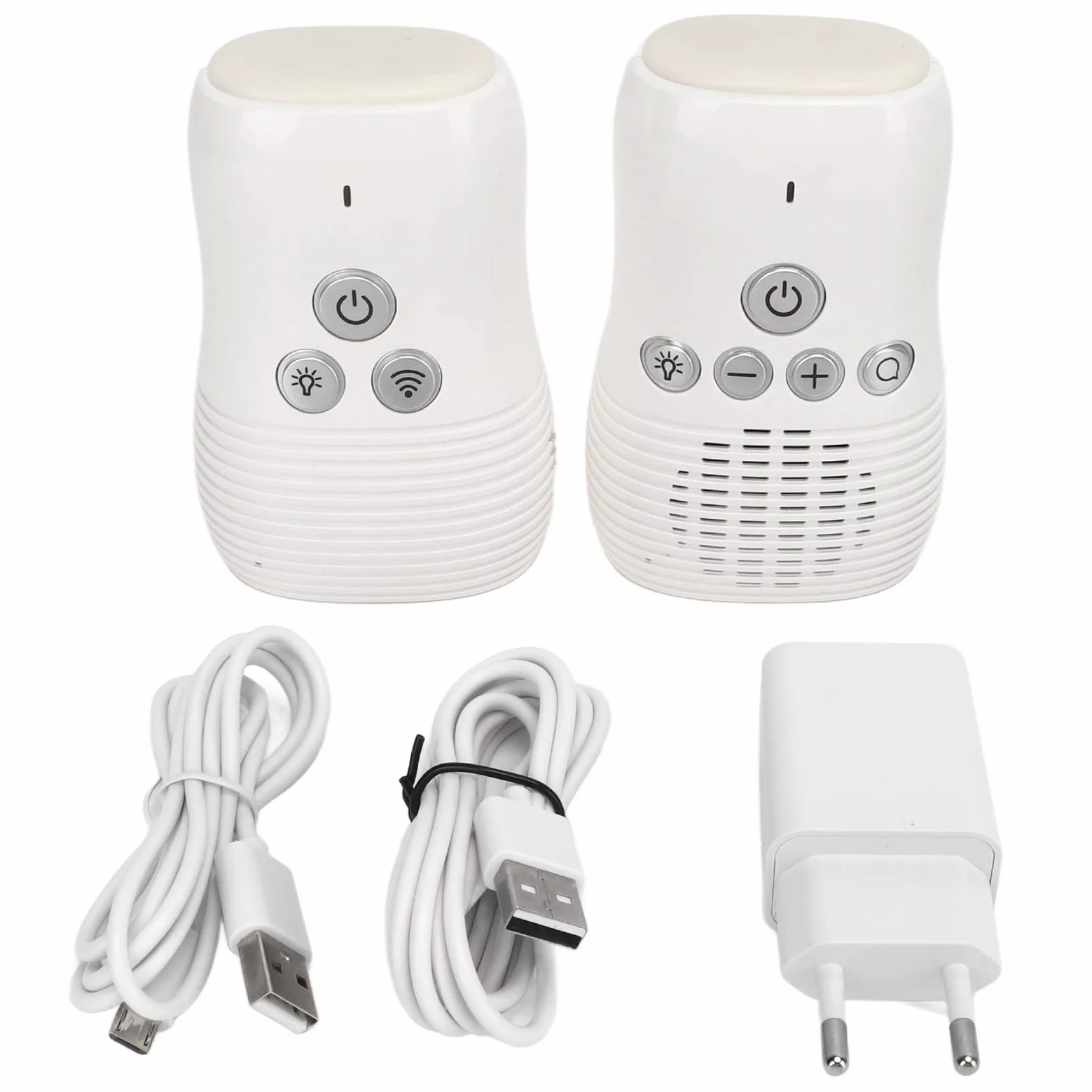 Monitoraggio Audio Wireless Baby Monitor a Due Vie Settori Notturni a Lungo Battuta Monitor per la Cura del Bambino (Spina europea)
