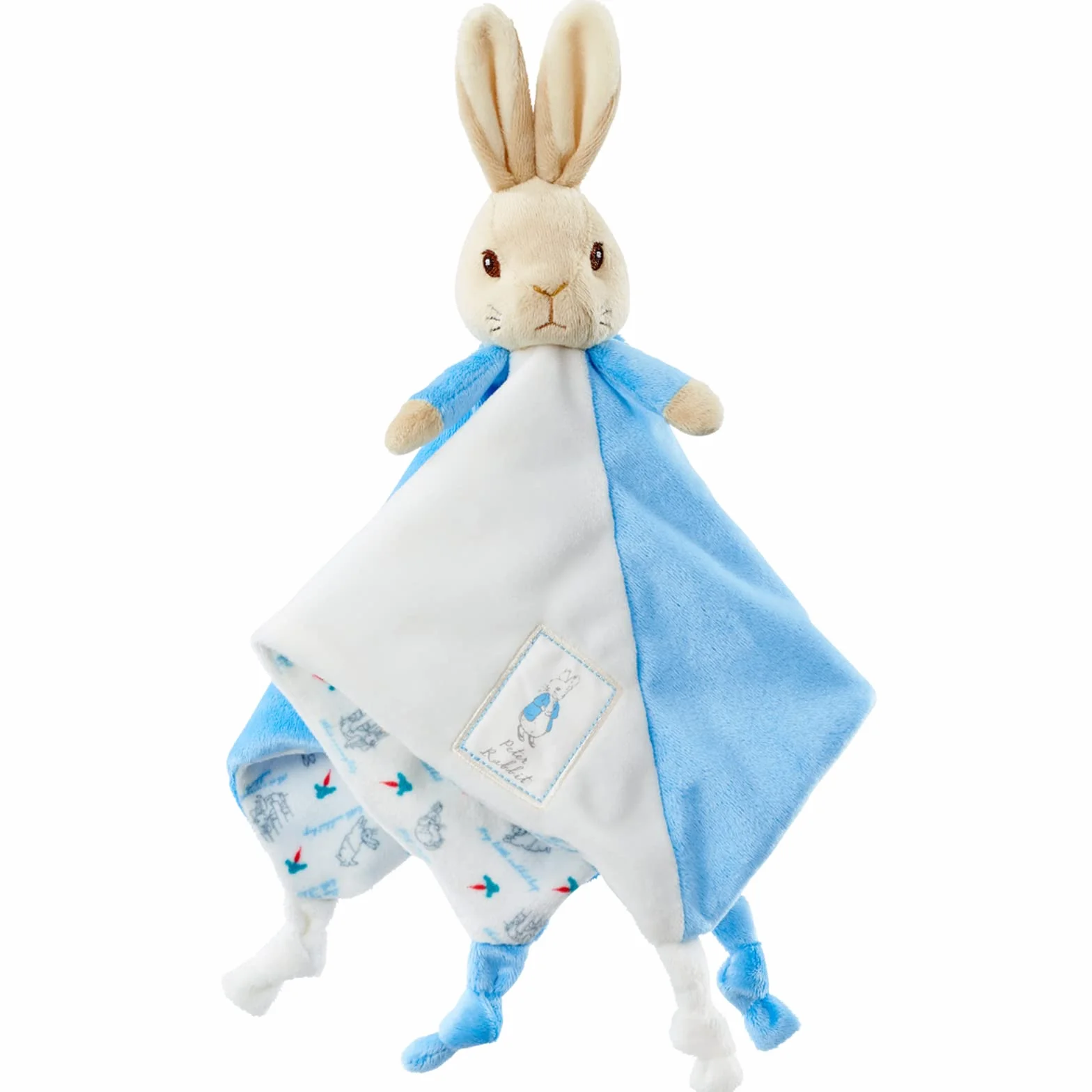 Official Peter Rabbit Comfort Blanket - Beatrix Potter Soft Toy for Babies and Toddlers