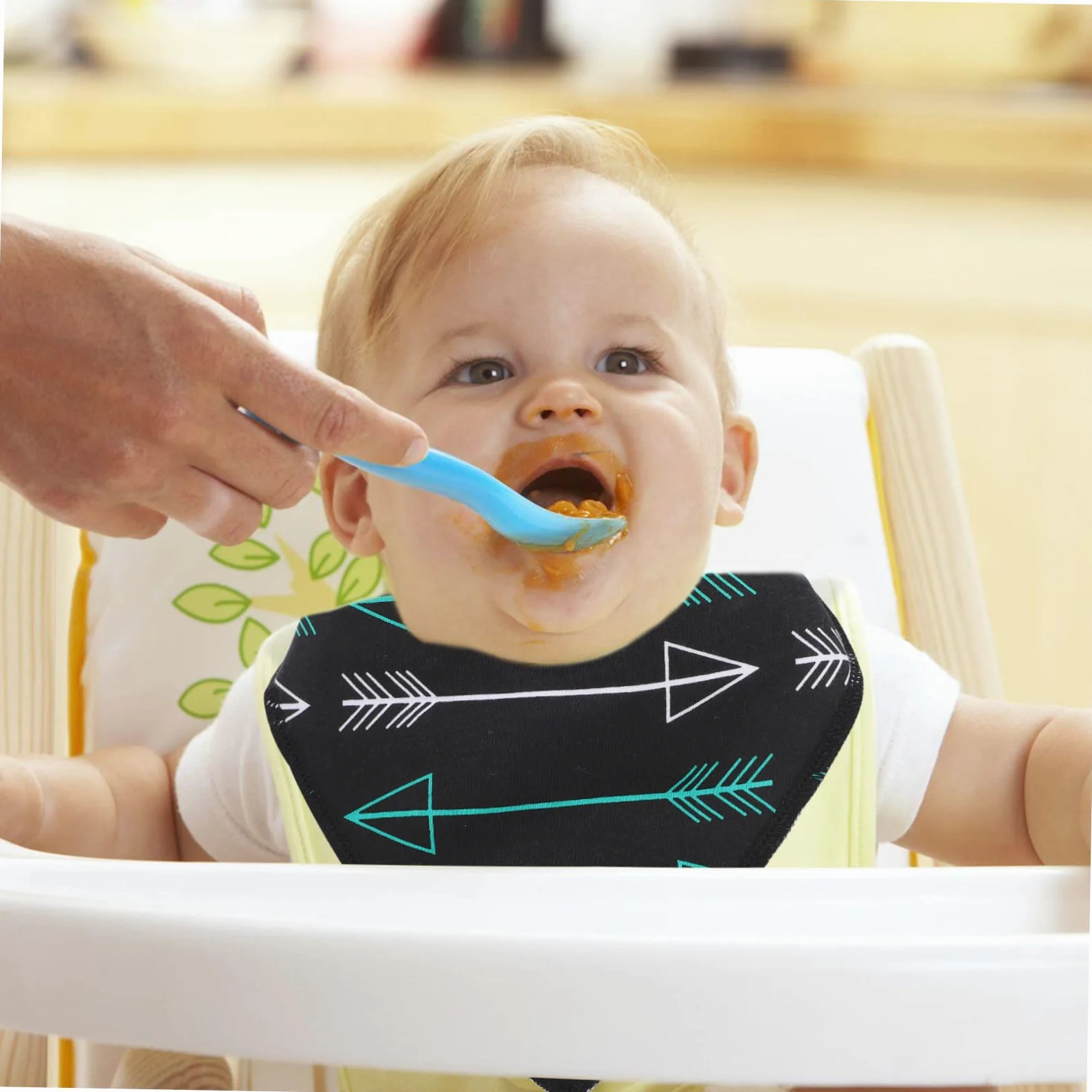 Toyvian 12pezzi Bavaglini Per Cotone Impermeabili Da Bandana Assorbente Per Alimentazione e Salivazione Morbidi e Delicati Sulla Per Mesi