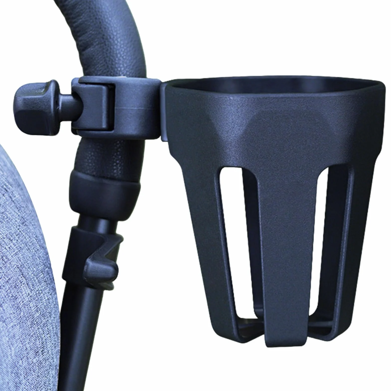 XVZ Portabevande universale per passeggino, girevole a 360° gradi, per biciclette, passeggino, bicicletta, sedia a rotelle, colore nero