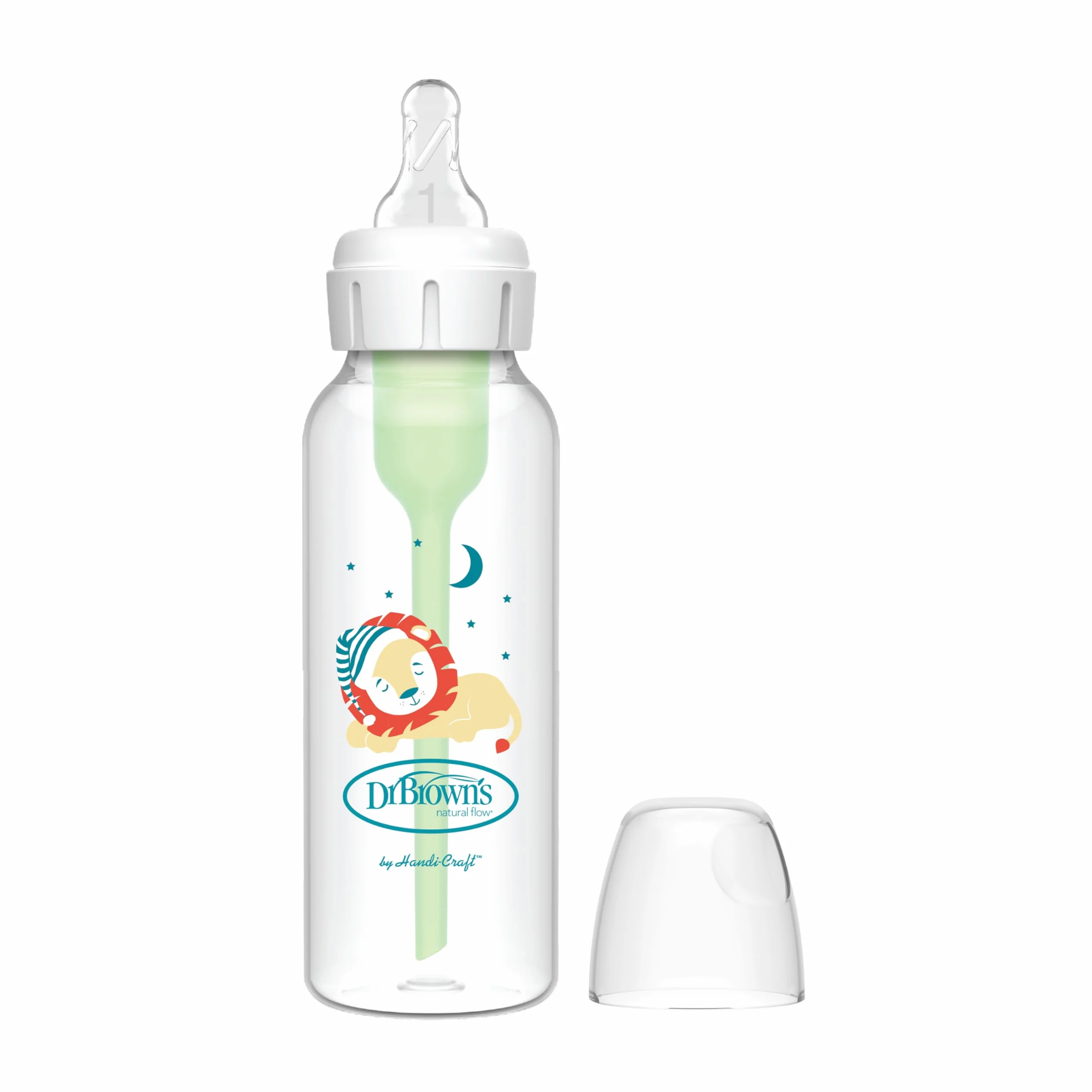 Dr. Brown's Biberon anticolici Options+ Stretto 250 ml Leone Biberon +0 Mesi