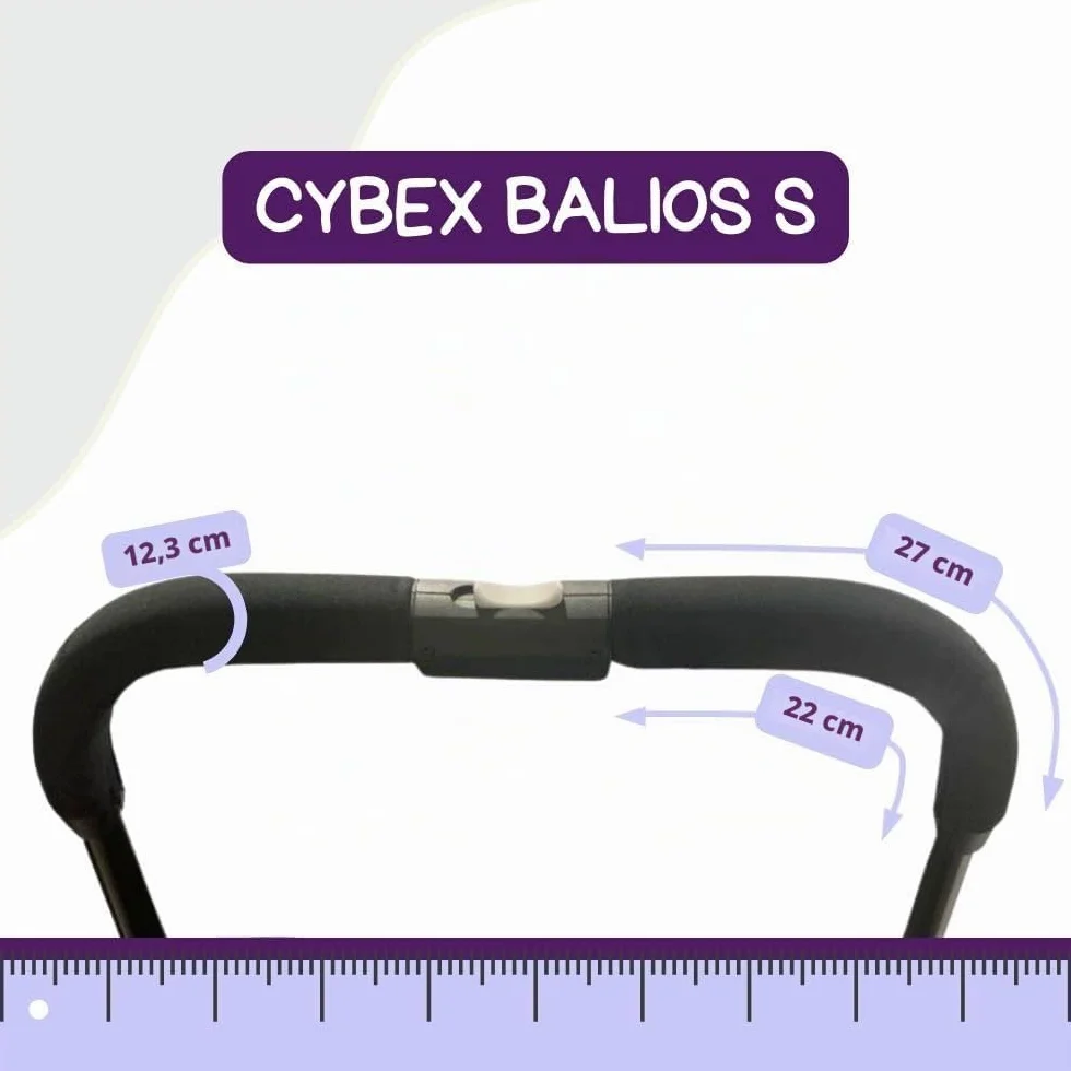 PROTEC TIF | Copri manubrio in neoprene compatibile con CYBEX BALIOS S