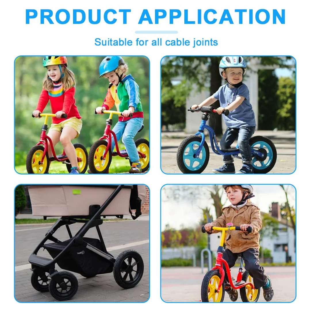 2 Pezzi Camera d'Aria 12 x 2.125,Camere d'Aria Rinforzata Per Bicicletta,12 Pollici Pneumatici Di Ricambio Per Passeggino,Tricicli,Biciclette Da Equilibrio e Biciclette Per Bambini
