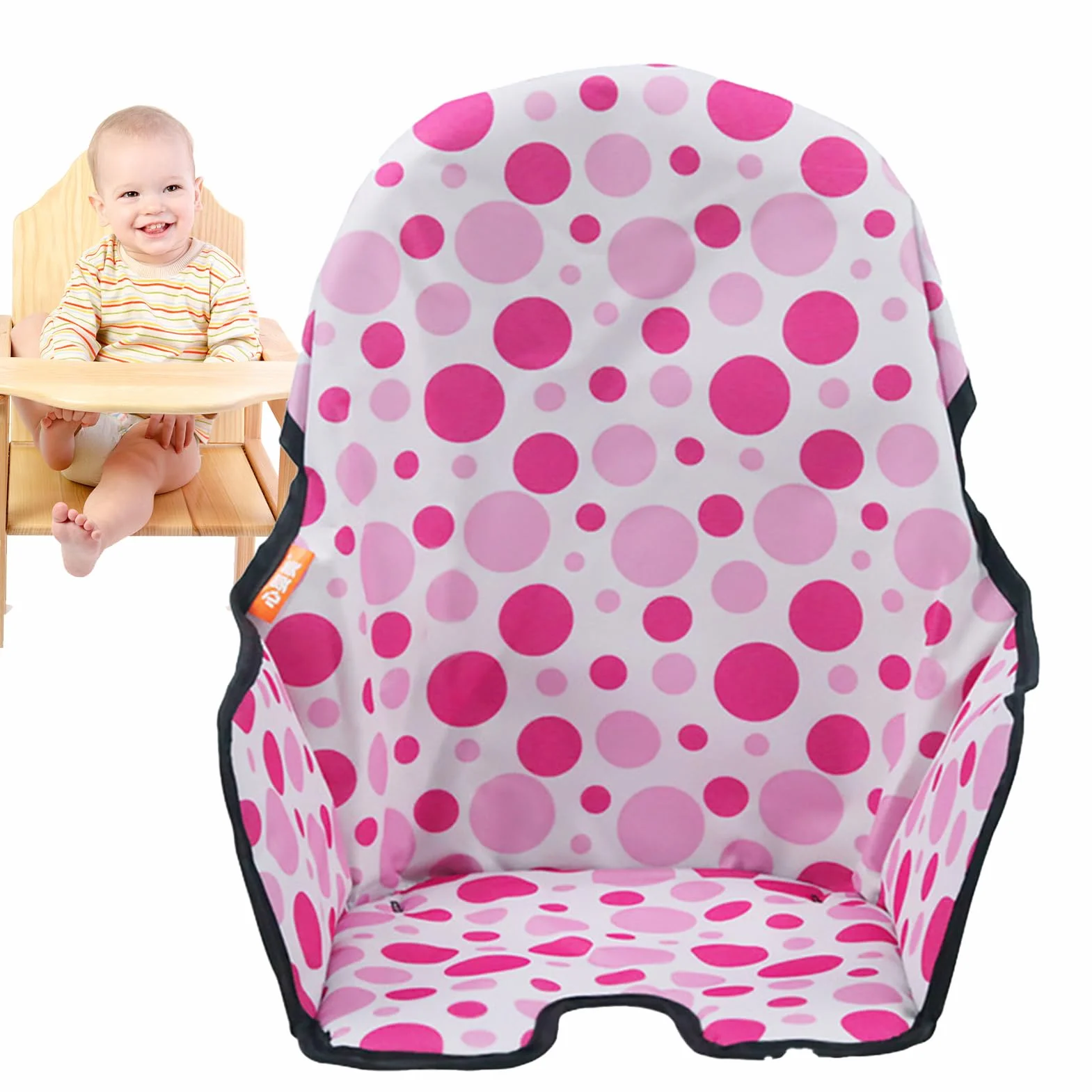 Cuscino Per Seggiolone Pappa - Riduttore Per Seggiolone Pappa - Fodera Per Sedia Da Pranzo Per Bambini - 37x23cm Cuscino Per Seggiolone Pappa Universale - Cuscino Per Seggiolone Ike A