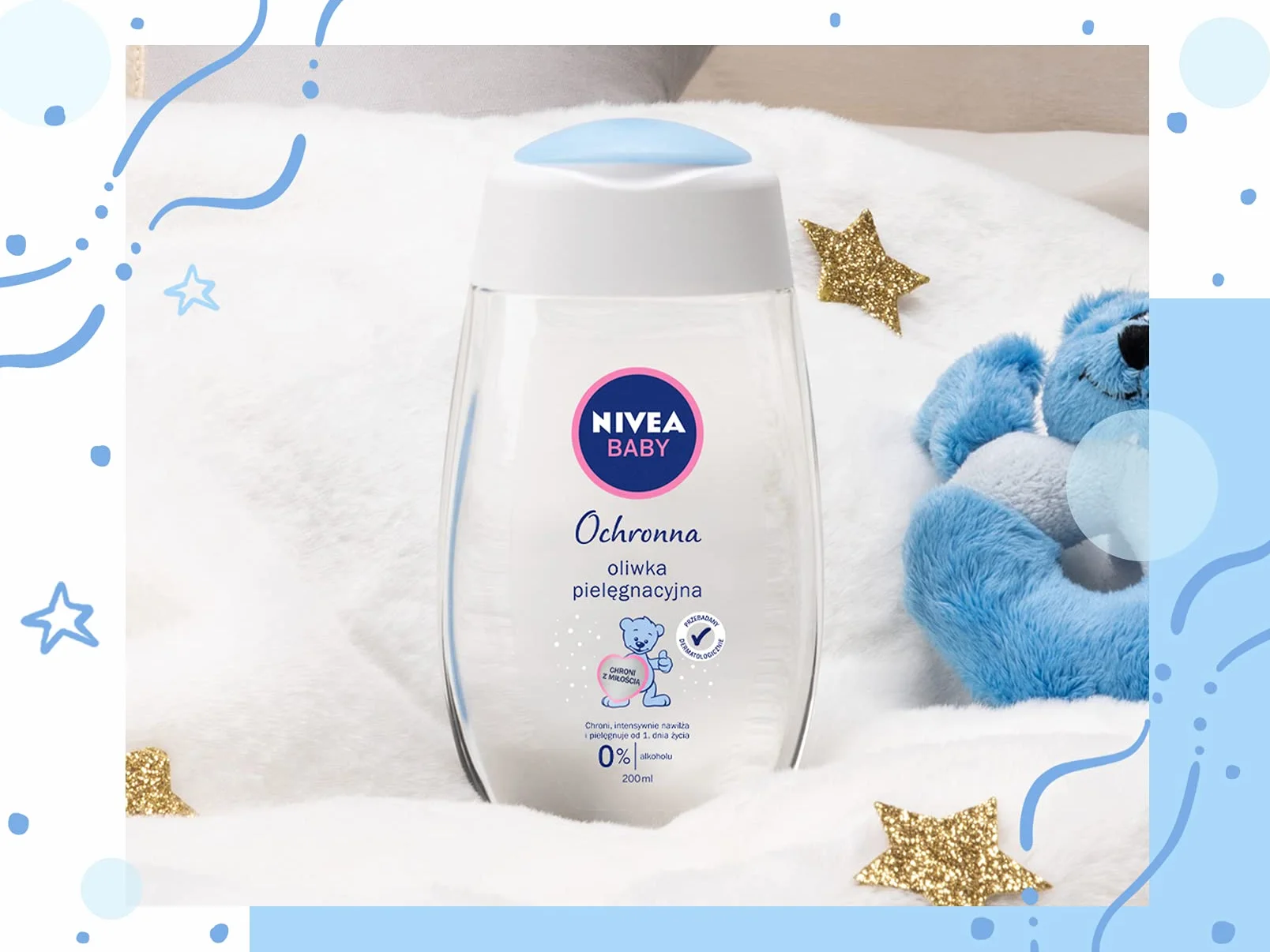 NIVEA Baby Gentle Care Oil Ipoallergenico IDRATANTE per bambini bambino 200ml