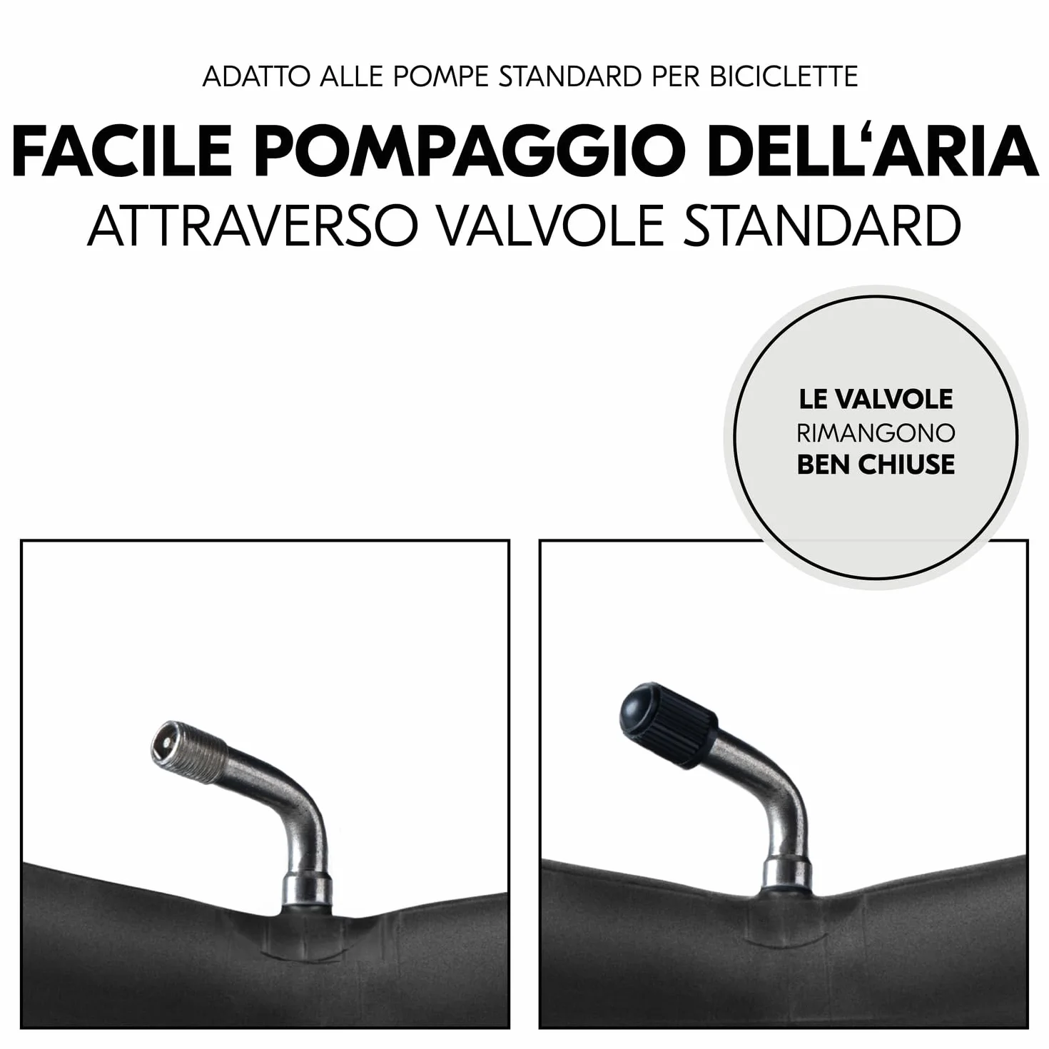 hauck Kit Riparazione Gomme per Passeggini 3 Ruote - 2 Camere D'Aria da 12" e 1 da 10" e Leve Cacciagomme - Kit Riparazione Ruote Per Passeggino come il Rapid 3 Air di hauck - Nero