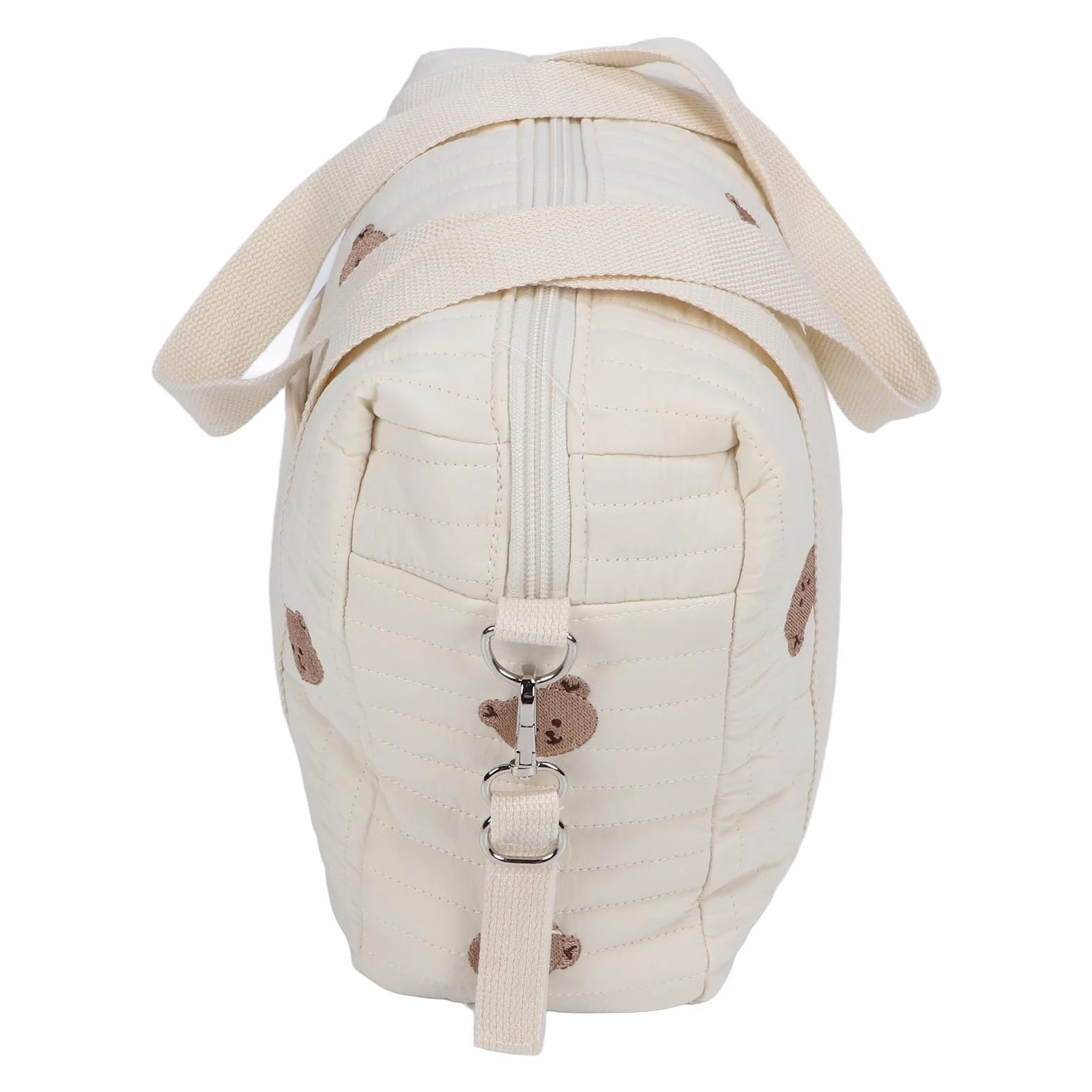 Akozon Passeggino Multifunzionale, Borsa per Passeggino Multiuso, Borsa per Pannolini Riutilizzabile con Ricamo Cerniera