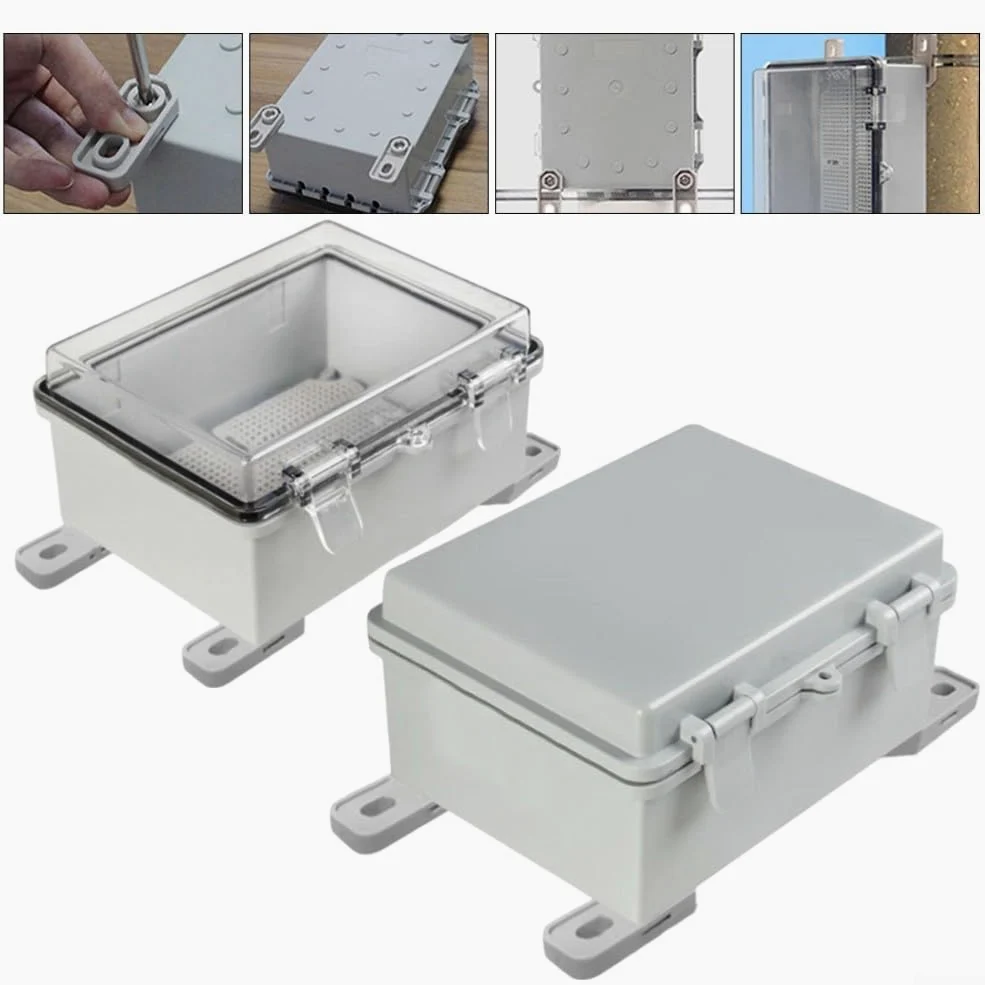 Coperture impermeabili per prese elettriche, Scatola elettrica resistente alle intemperie(Gray cover)