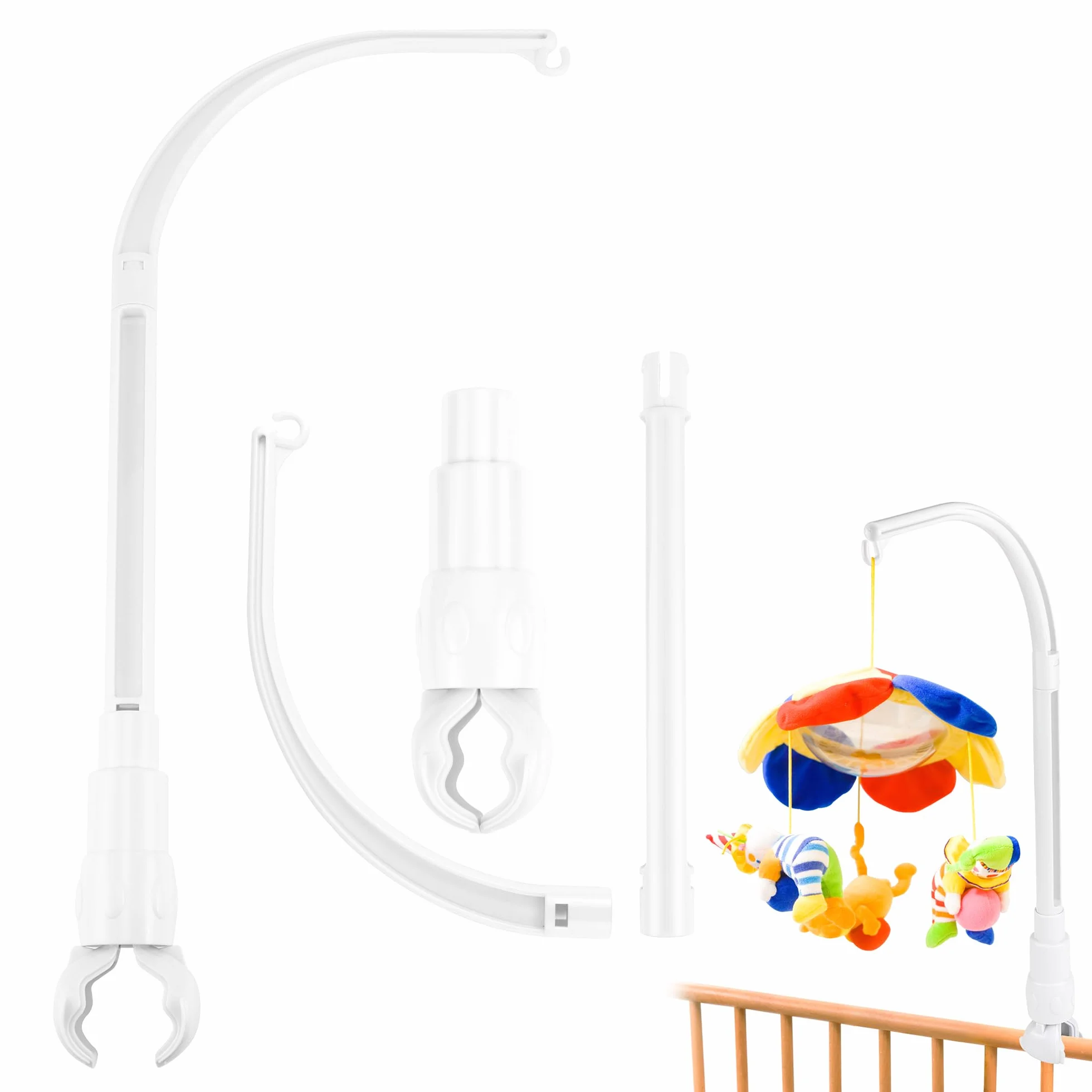 Culla Braccio Mobile, Supporto Giostrina Lettino, Supporto per Culla per Neonati per Decorazione Giocattolo fai da te