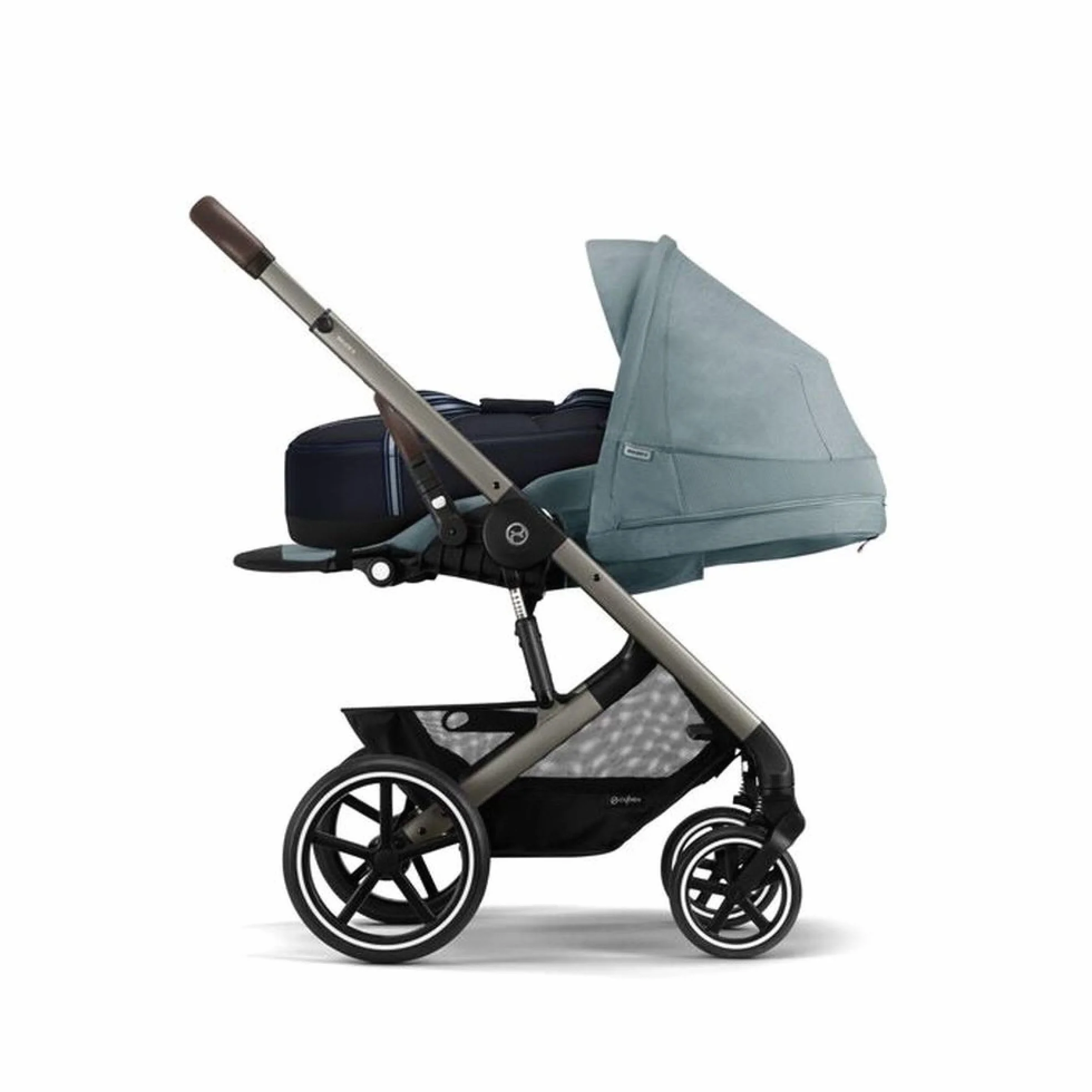 Cybex Balios S Lux - Taupe Frame - Sky Blue