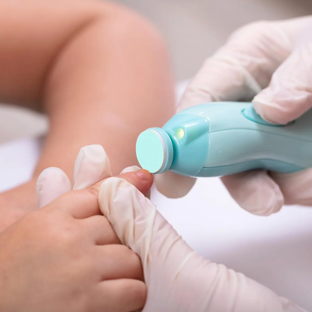 Housoutil 12pezzi Testine Ricambio Lima Elettrica Neonato, Ricariche per Lima Elettrica Bambini, Verde, Adatto a Bambini 12 Mesi in Su