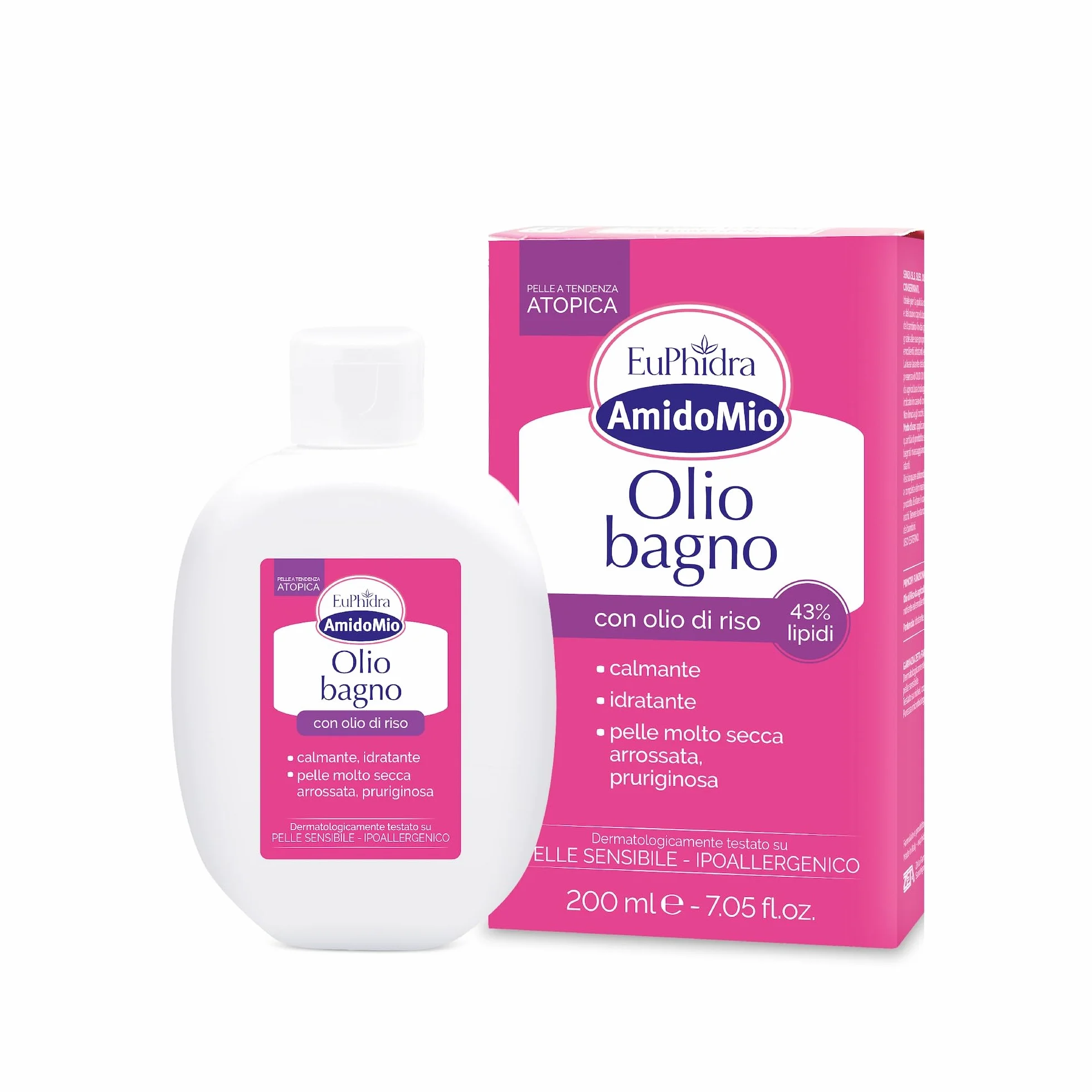 Euphidra - Euphidra AmidoMio Olio Bagno Detergente ai Lipidi 200ml - 905332779