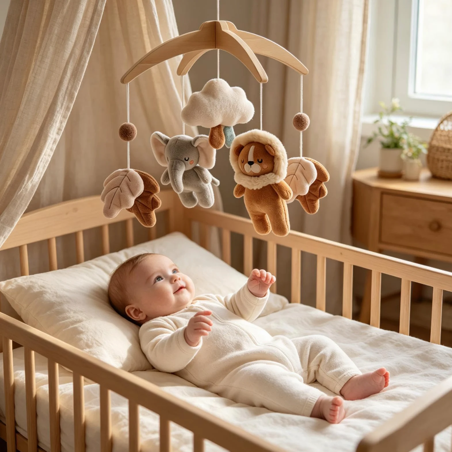 Lettino mobile per bambini, giocattolo di peluche per passeggino, per | Mobile rilassante per lettino, per ragazze, casa, camera da letto, soggiorno, sala giochi, asilo, dormire, viaggi