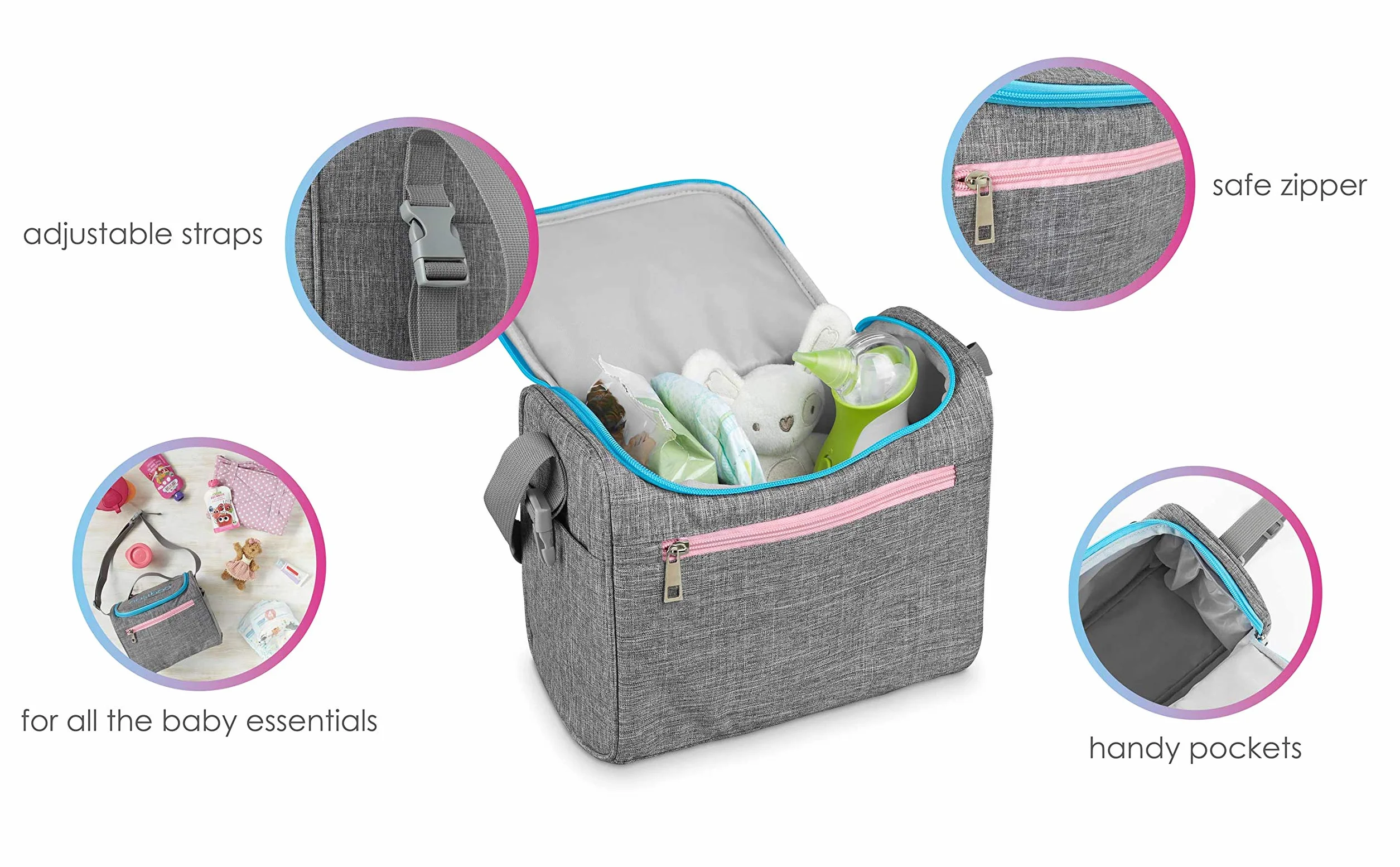 nosiboo Pro Bag - borsa fasciatoio per mamma e neonato