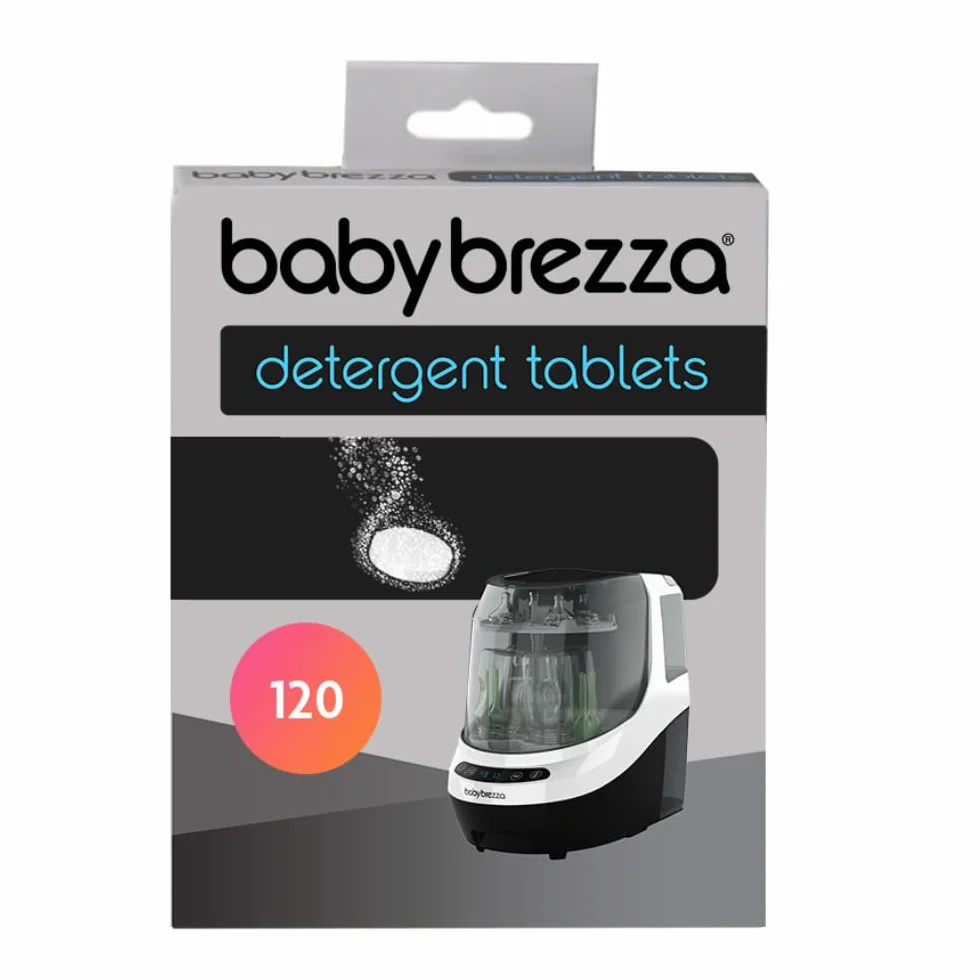 Baby Brezza Pastiglie detergenti per Bottle Washer Pro (120 pastiglie) - Per un'igiene sicura ed efficace dei biberon e accessori