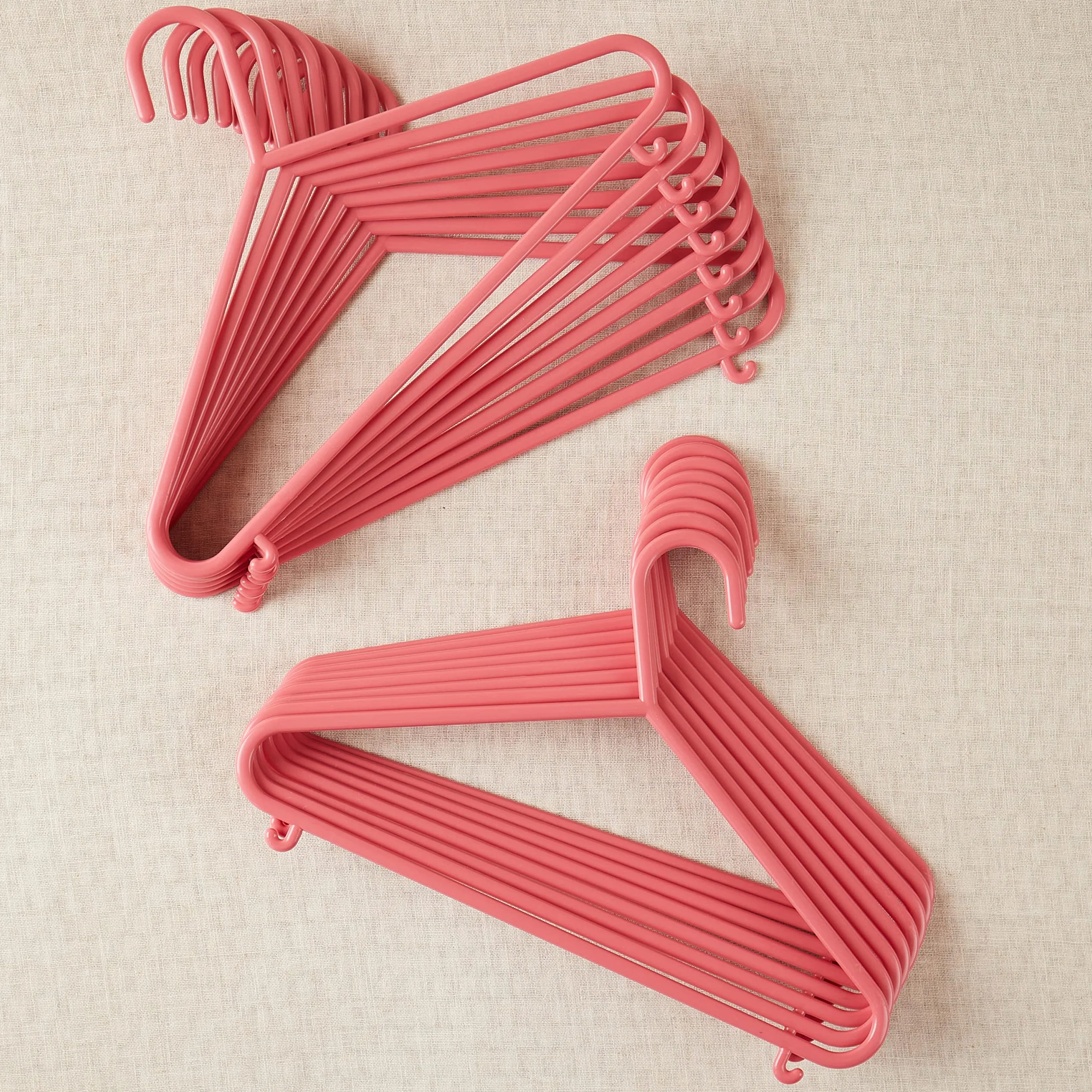 Bieco Appendiabiti Bambini 16 Pezzi Rosa | Lunghezza Circa 30 Cm | Stampelle Bambini